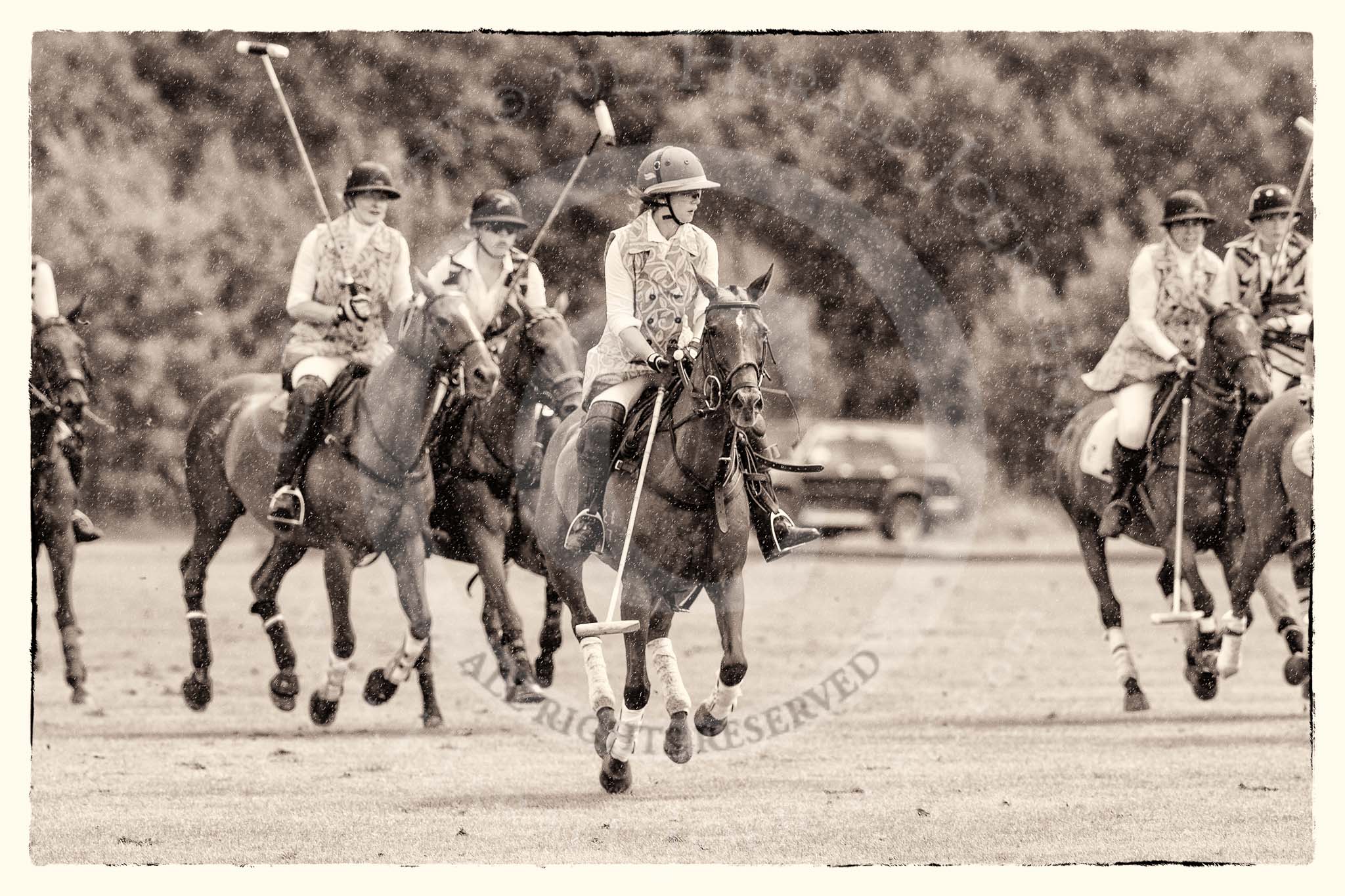 7th Heritage Polo Cup semi-finals: Emma Boers riding back to centre - The Amazons of Polo sponsored by Polistas..
Hurtwood Park Polo Club,
Ewhurst Green,
Surrey,
United Kingdom,
on 04 August 2012 at 13:28, image #137