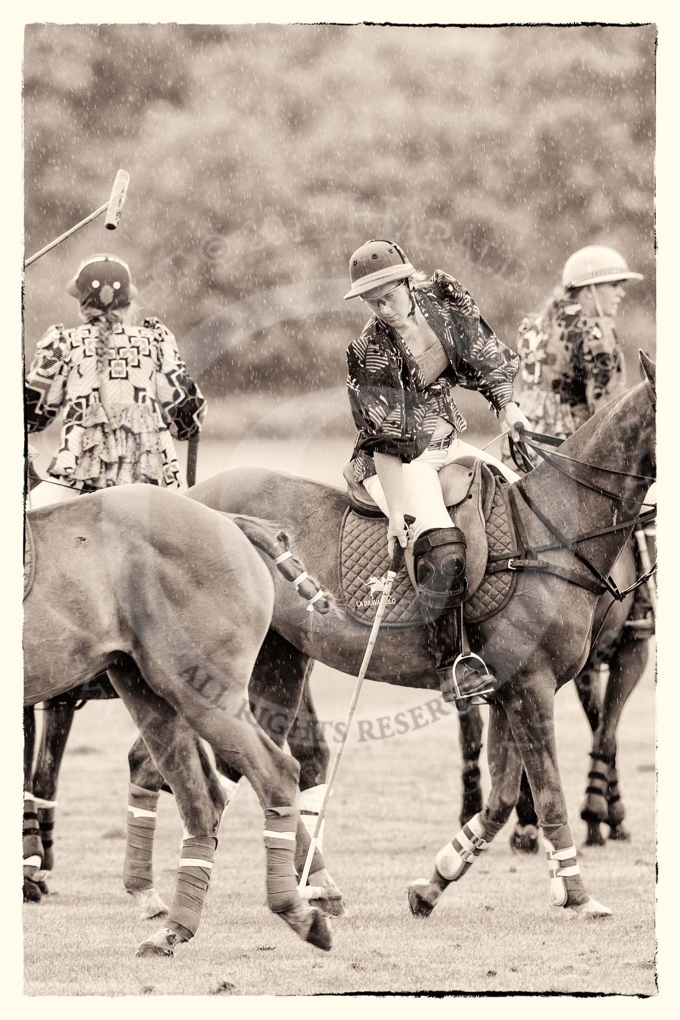7th Heritage Polo Cup semi-finals: AMG PETROENERGY Polo Team wearing the 4 coloured Fashion Designs of DZNY from Nigeria..
Hurtwood Park Polo Club,
Ewhurst Green,
Surrey,
United Kingdom,
on 04 August 2012 at 14:05, image #199