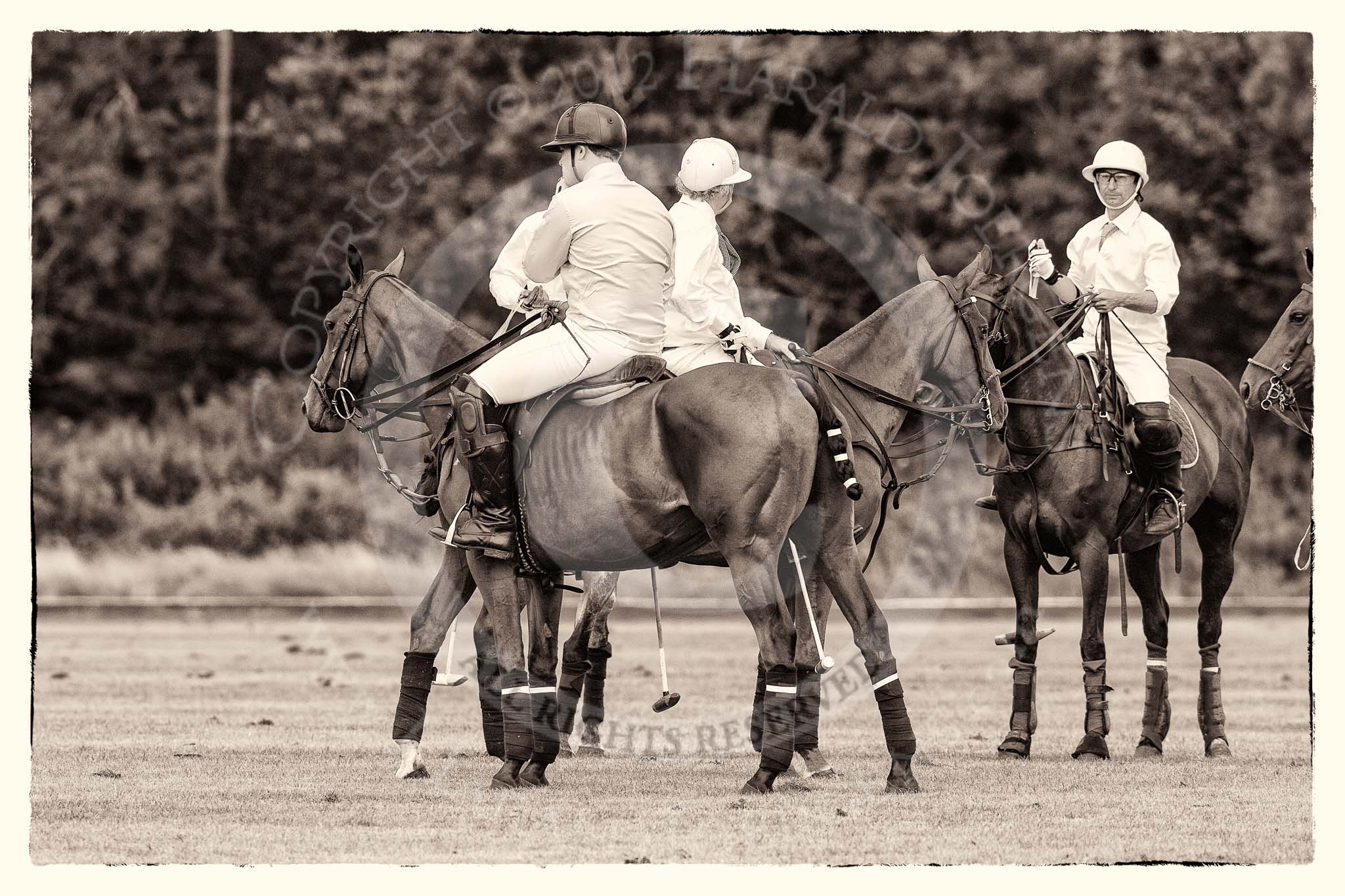 7th Heritage Polo Cup semi-finals: Pepe Riglos La Golondrina Argentina in the background..
Hurtwood Park Polo Club,
Ewhurst Green,
Surrey,
United Kingdom,
on 04 August 2012 at 15:35, image #255