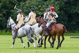 7th Heritage Polo Cup semi-finals: The Amazons of Polo Team followed by Sarah Wisman with her Casablanca red helmet..
Hurtwood Park Polo Club,
Ewhurst Green,
Surrey,
United Kingdom,
on 04 August 2012 at 13:18, image #124