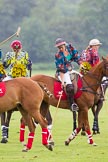7th Heritage Polo Cup semi-finals: AMG PETROENERGY Polo Team wearing the 4 coloured Fashion Designs of DZNY from Nigeria..
Hurtwood Park Polo Club,
Ewhurst Green,
Surrey,
United Kingdom,
on 04 August 2012 at 14:05, image #199