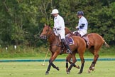 7th Heritage Polo Cup semi-finals: Pedro Harrison riding back to centre, Sebastian Funes following..
Hurtwood Park Polo Club,
Ewhurst Green,
Surrey,
United Kingdom,
on 04 August 2012 at 16:53, image #338