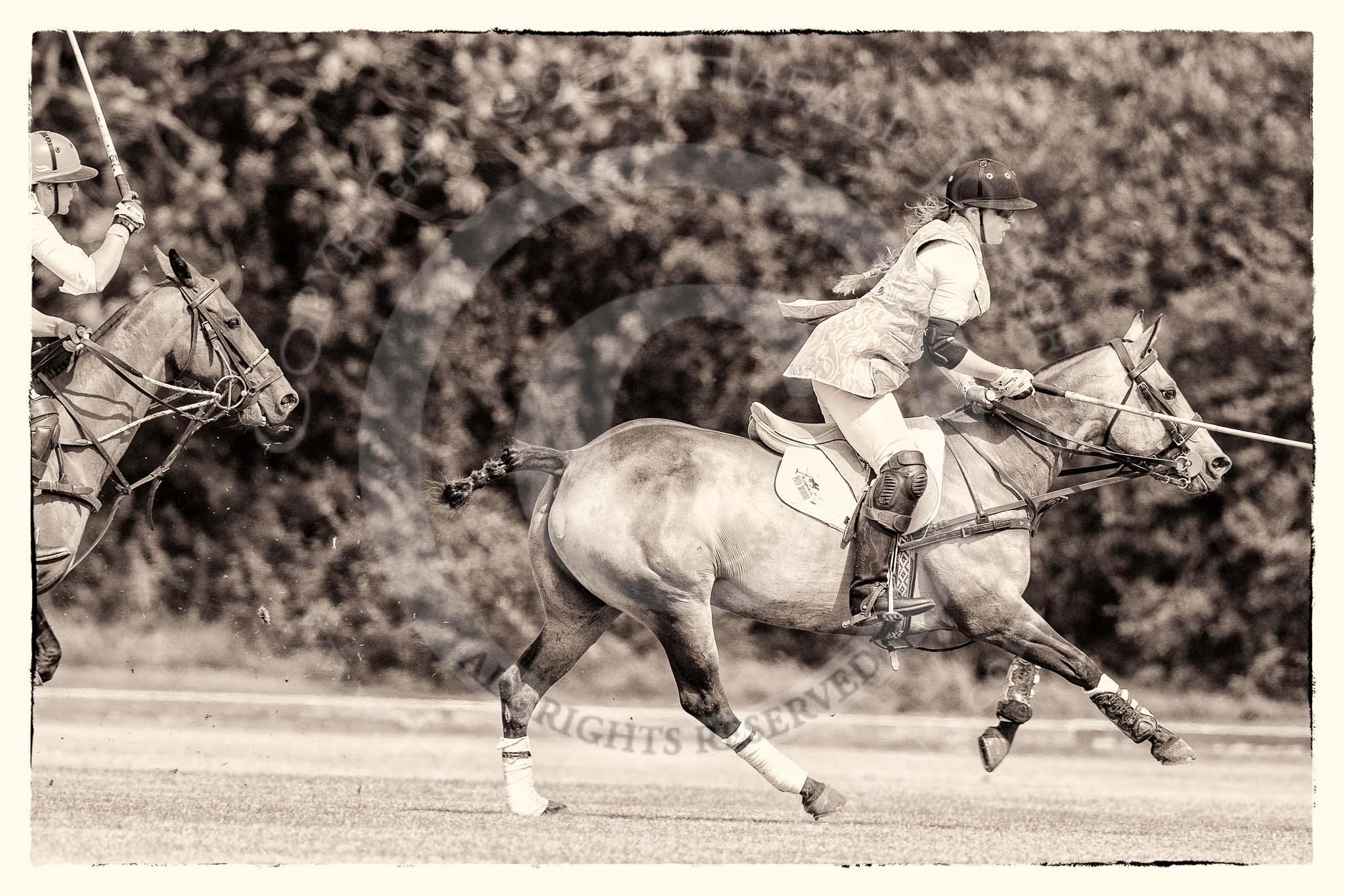 7th Heritage Polo Cup finals: The Amazons of Polo, sponsored by Polistas:
Heloise Lorentzen..
Hurtwood Park Polo Club,
Ewhurst Green,
Surrey,
United Kingdom,
on 05 August 2012 at 15:14, image #131