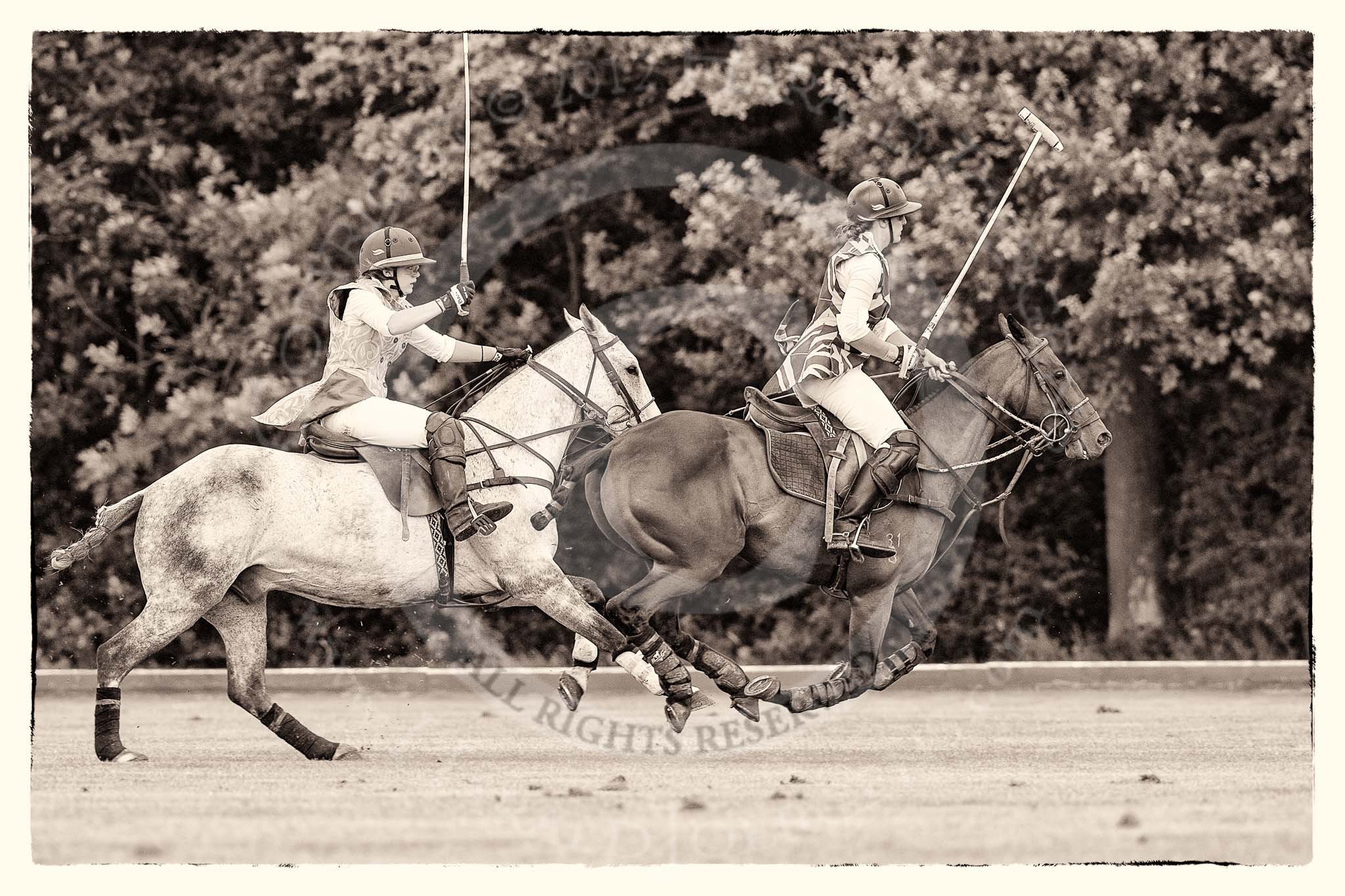 7th Heritage Polo Cup finals: Emma Boers & Sarah Wisman..
Hurtwood Park Polo Club,
Ewhurst Green,
Surrey,
United Kingdom,
on 05 August 2012 at 15:16, image #141