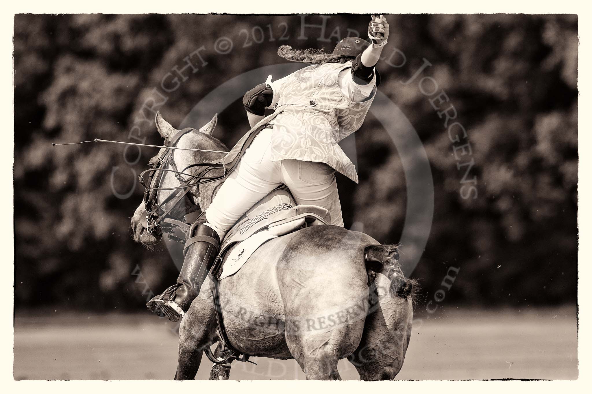 7th Heritage Polo Cup finals: The Amazons of Polo sponsored by Polistas - 
Heloise Lorentzen..
Hurtwood Park Polo Club,
Ewhurst Green,
Surrey,
United Kingdom,
on 05 August 2012 at 15:18, image #149