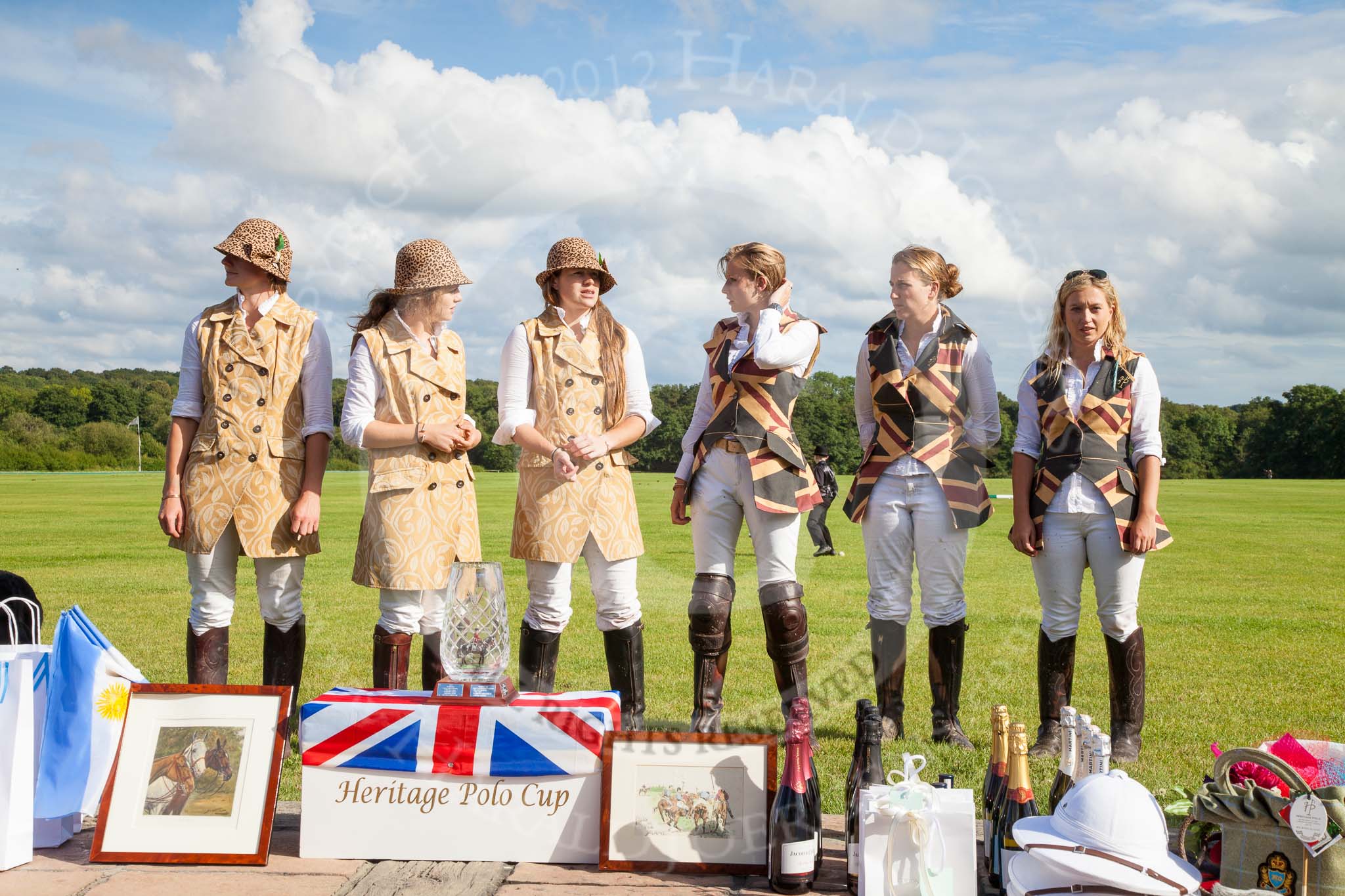 Photo 1208051655335D21826HaraldJoergens 7th Heritage Polo Cup finals: RUNNERS UP - The AMAZONS of POLO sponsored by Polistas, Sheena Robertson, Emma Boers, Heloise Lorentzen, v WINNERS,
Ladies of the British Empire Liberty Freedom,
Leigh Fisher, Sarah Wisman, Charlie Howel..
Hurtwood Park Polo Club,
Ewhurst Green,
Surrey,
United Kingdom,
on 05 August 2012 at 16:55, image #237