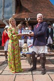 7th Heritage Polo Cup finals: Sponsor Claire Cotton of "Cotton & Gems" presenting the Trophy 
HERITAGE POLO CUP to  WINNER 2012 Silver Fox Polo Patron Parke Bradley..
Hurtwood Park Polo Club,
Ewhurst Green,
Surrey,
United Kingdom,
on 05 August 2012 at 14:41, image #89