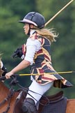 7th Heritage Polo Cup finals: Charlie Howel in Liberty Freedom -  
Ladies of the British Empire Polo Team..
Hurtwood Park Polo Club,
Ewhurst Green,
Surrey,
United Kingdom,
on 05 August 2012 at 15:15, image #137