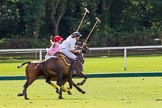 7th Heritage Polo Cup finals: Brownie Taylor being ridden off by Clare Payne..
Hurtwood Park Polo Club,
Ewhurst Green,
Surrey,
United Kingdom,
on 05 August 2012 at 15:40, image #185