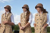 7th Heritage Polo Cup finals: The AMAZONS of POLO sponsored by Polistas 
ltr Sheena Robertson, Heloise Lorentzen, Emma Boers..
Hurtwood Park Polo Club,
Ewhurst Green,
Surrey,
United Kingdom,
on 05 August 2012 at 16:54, image #232