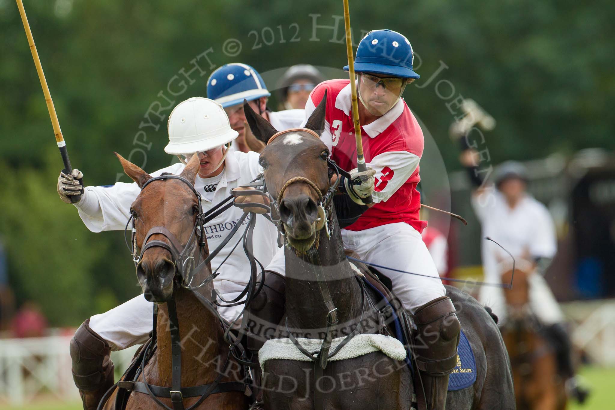 DBPC Polo in the Park 2012: Rathbones Polo Team #2,Alex Boucher, Phoenix #3, Tomy Iriarte, and Rathbones #1, Rupert Heggs..
Dallas Burston Polo Club,
Stoneythorpe Estate,
Southam,
Warwickshire,
United Kingdom,
on 16 September 2012 at 12:28, image #120