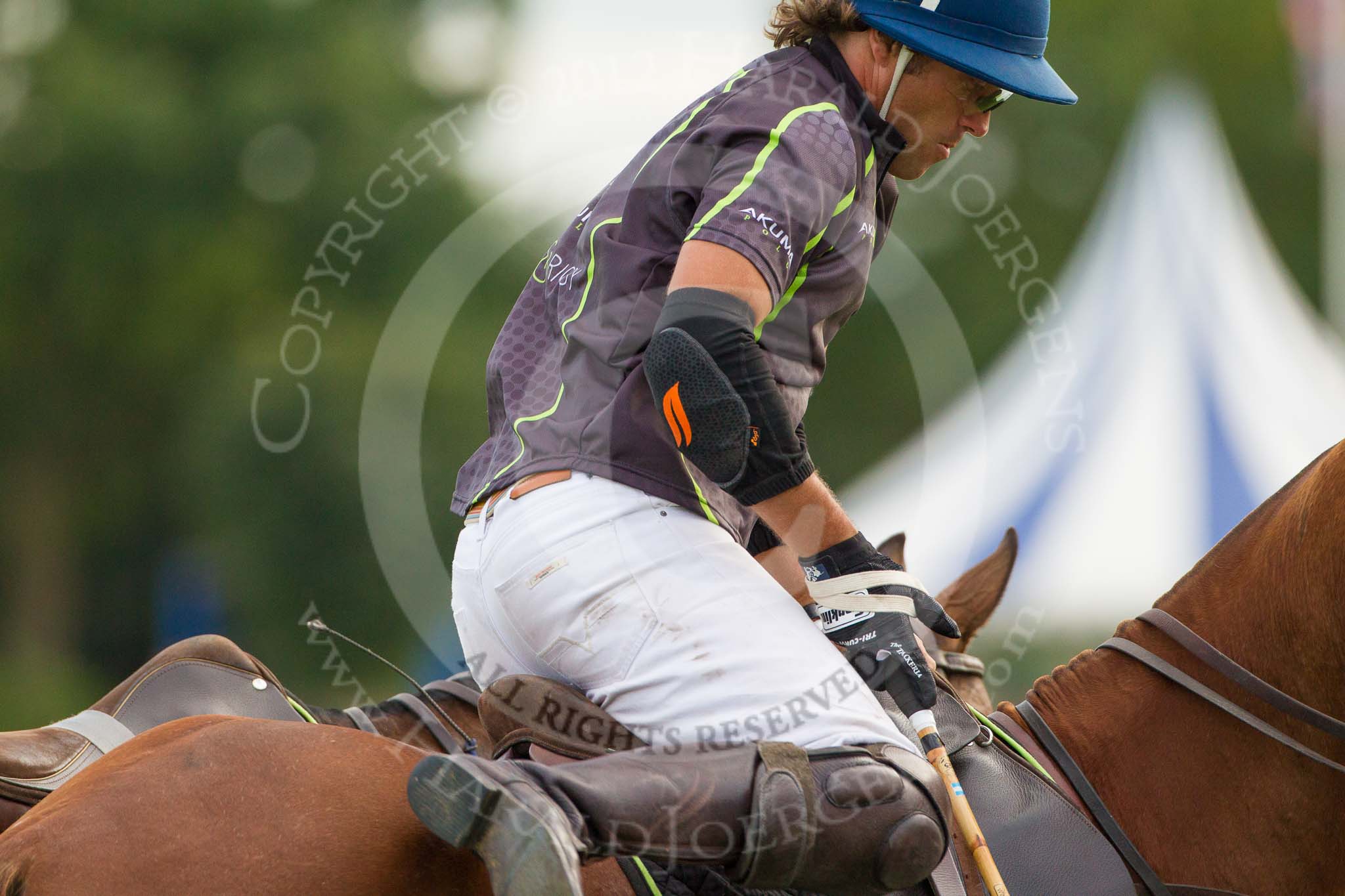 DBPC Polo in the Park 2012: Close-up of Rigby & Rigby #4, Matias Amaya..
Dallas Burston Polo Club,
Stoneythorpe Estate,
Southam,
Warwickshire,
United Kingdom,
on 16 September 2012 at 17:35, image #285
