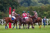 DBPC Polo in the Park 2012: Handshakes after the match - Royal Artillery v DBPC home team..
Dallas Burston Polo Club,
Stoneythorpe Estate,
Southam,
Warwickshire,
United Kingdom,
on 16 September 2012 at 19:02, image #347
