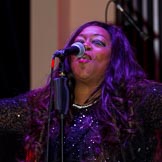 Grand Opening of the DBPC IXL Event Centre: Kym Mazelle on stage..
Dallas Burston Polo Club, Stoneythorpe Estate,
Southam,
Warwickshire,
United Kingdom,
on 05 December 2013 at 21:48, image #205