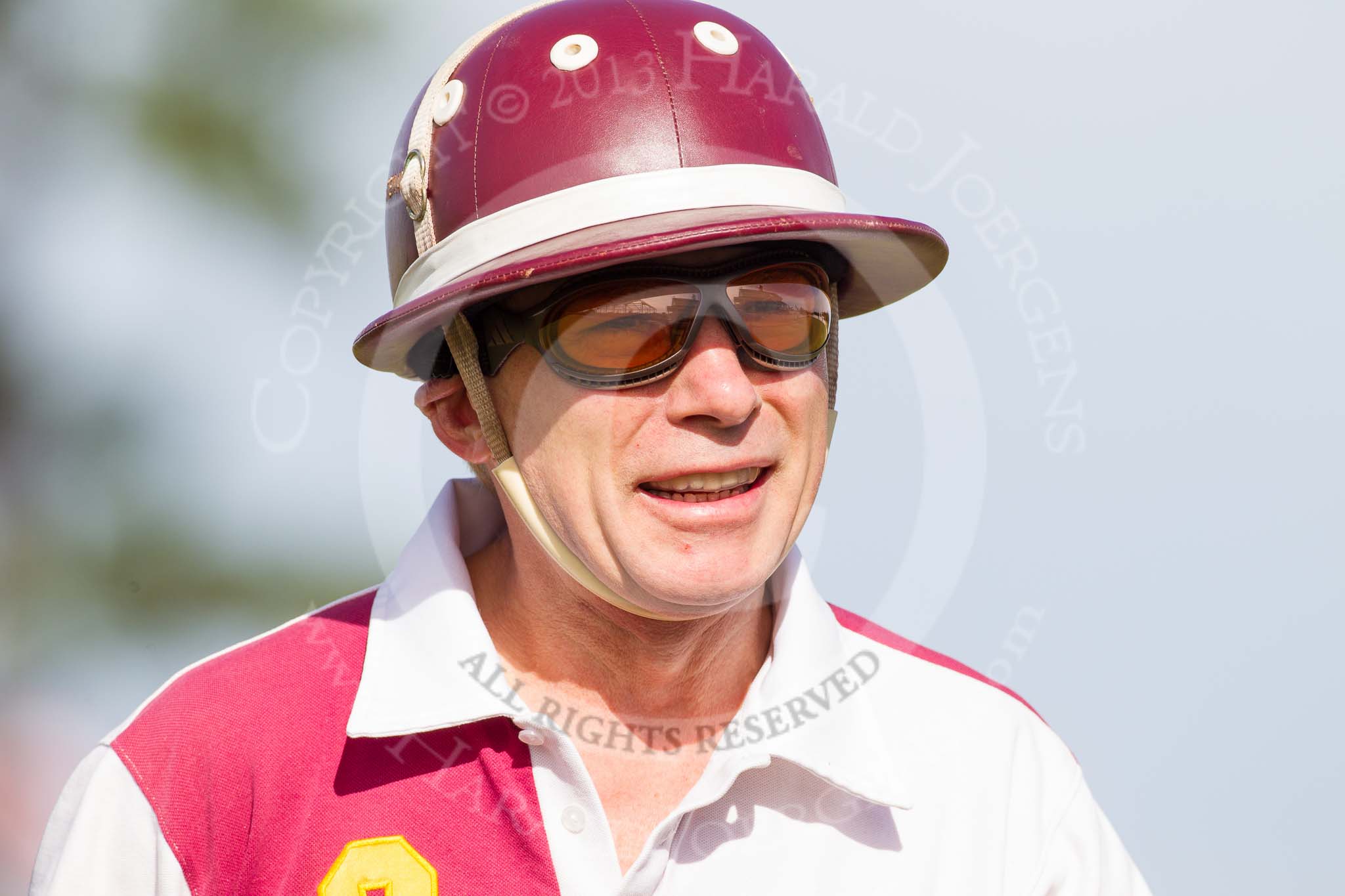 DBPC Polo in the Park 2013, Subsidiary Final Amaranther Trophy (0 Goal), Leadenham vs Kingsbridge: Close-up of Stewert Hickman, Knightsbridge..
Dallas Burston Polo Club, ,
Southam,
Warwickshire,
United Kingdom,
on 01 September 2013 at 10:16, image #24