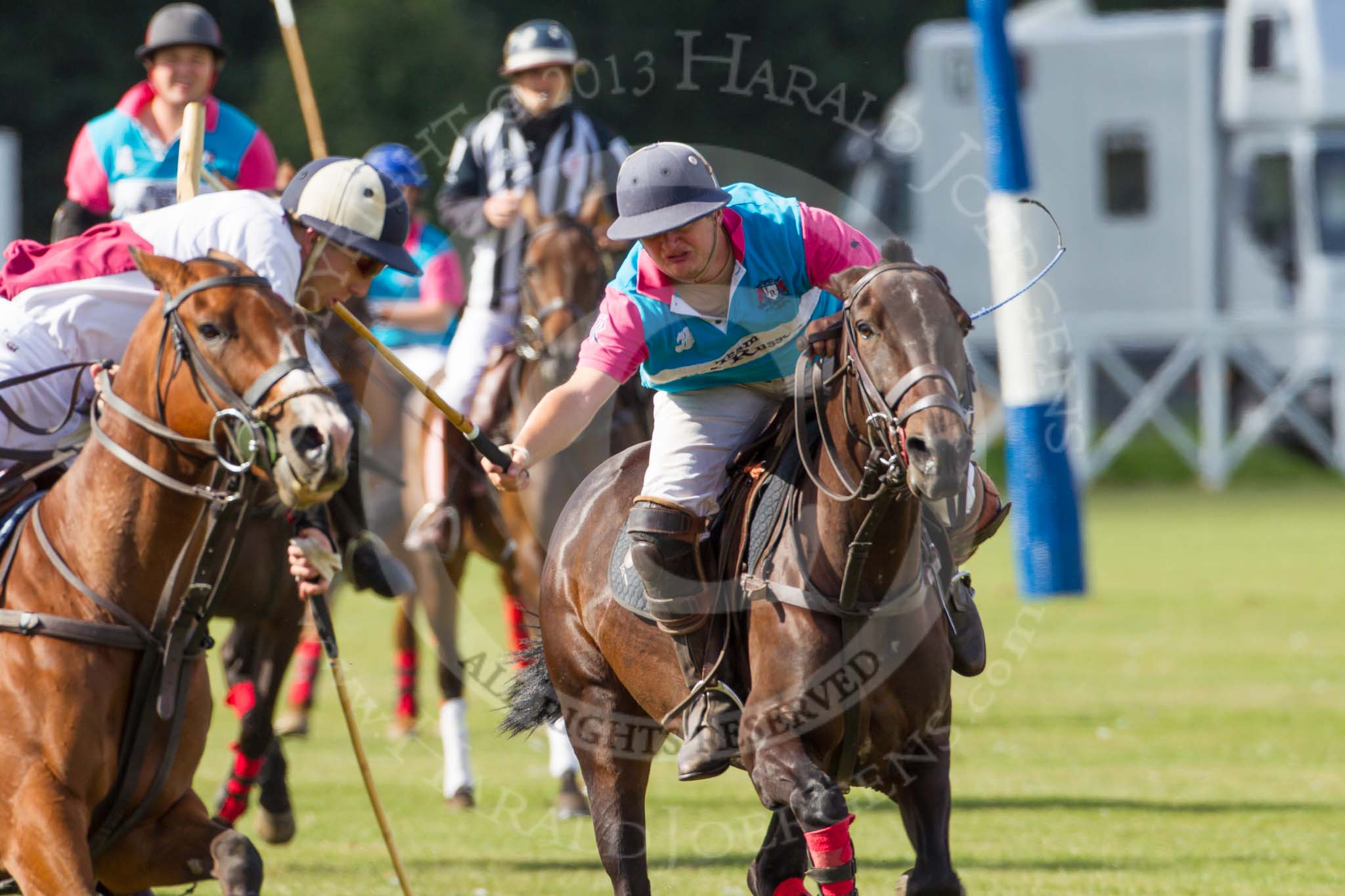 DBPC Polo in the Park 2013, Subsidiary Final Amaranther Trophy (0 Goal), Leadenham vs Kingsbridge.
Dallas Burston Polo Club, ,
Southam,
Warwickshire,
United Kingdom,
on 01 September 2013 at 10:40, image #52