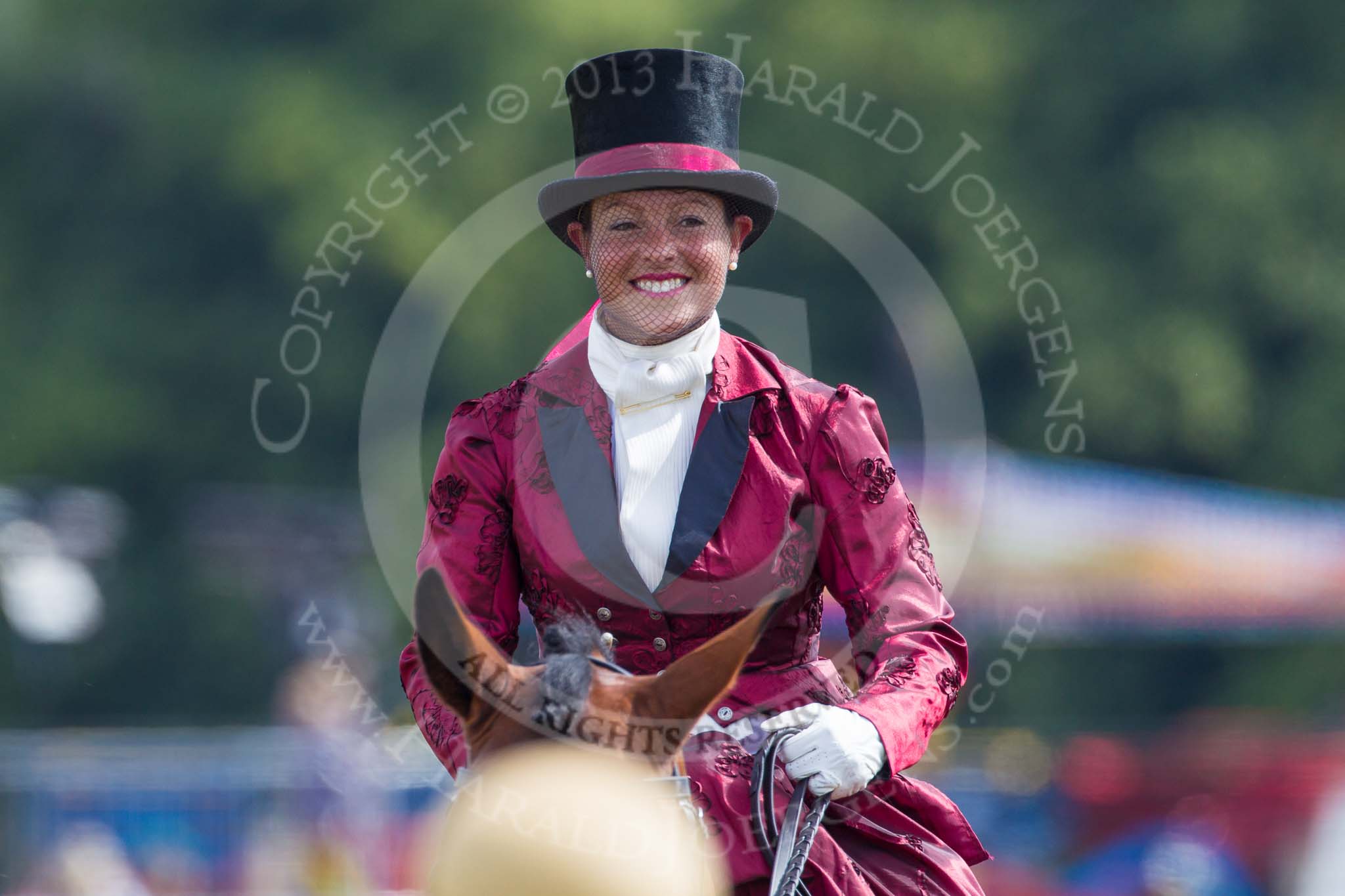 DBPC Polo in the Park 2013, side saddle riding demonstration by the The Side Saddle Association..
Dallas Burston Polo Club, ,
Southam,
Warwickshire,
United Kingdom,
on 01 September 2013 at 13:22, image #355