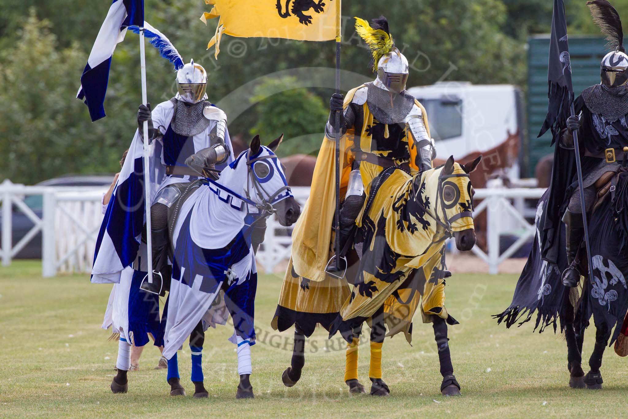 DBPC Polo in the Park 2013 - jousting display by the Knights of Middle England.
Dallas Burston Polo Club, ,
Southam,
Warwickshire,
United Kingdom,
on 01 September 2013 at 15:18, image #440