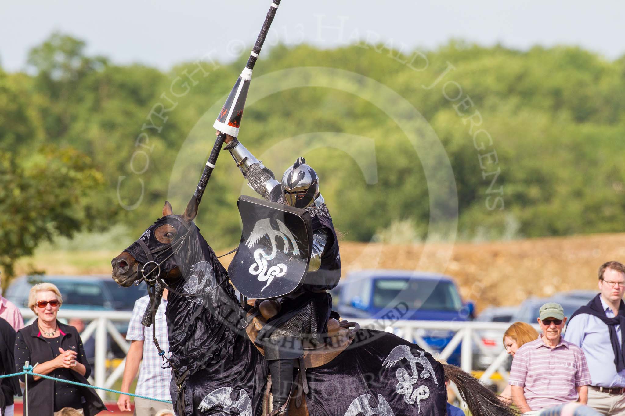 DBPC Polo in the Park 2013 - jousting display by the Knights of Middle England.
Dallas Burston Polo Club, ,
Southam,
Warwickshire,
United Kingdom,
on 01 September 2013 at 15:42, image #505