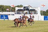 DBPC Polo in the Park 2013, Subsidiary Final Amaranther Trophy (0 Goal), Leadenham vs Kingsbridge: Kingsbridge player Edward Batchelor, Leadenham's Cameron Houston, and Kingsbridge's Jon Hickman..
Dallas Burston Polo Club, ,
Southam,
Warwickshire,
United Kingdom,
on 01 September 2013 at 10:28, image #34