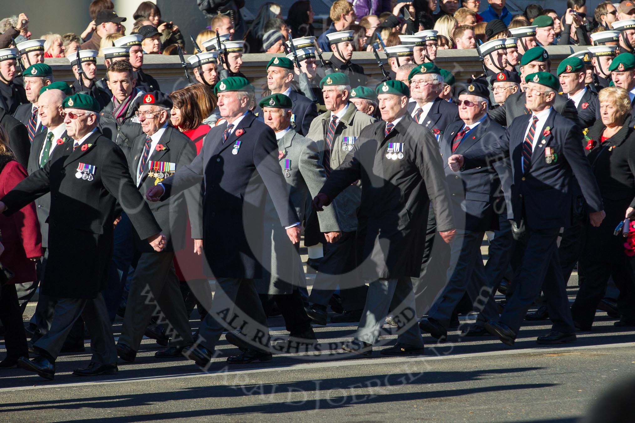 Remembrance Sunday 2012 Cenotaph March Past: Group E2 - Royal Marines Association..
Whitehall, Cenotaph,
London SW1,

United Kingdom,
on 11 November 2012 at 11:38, image #54