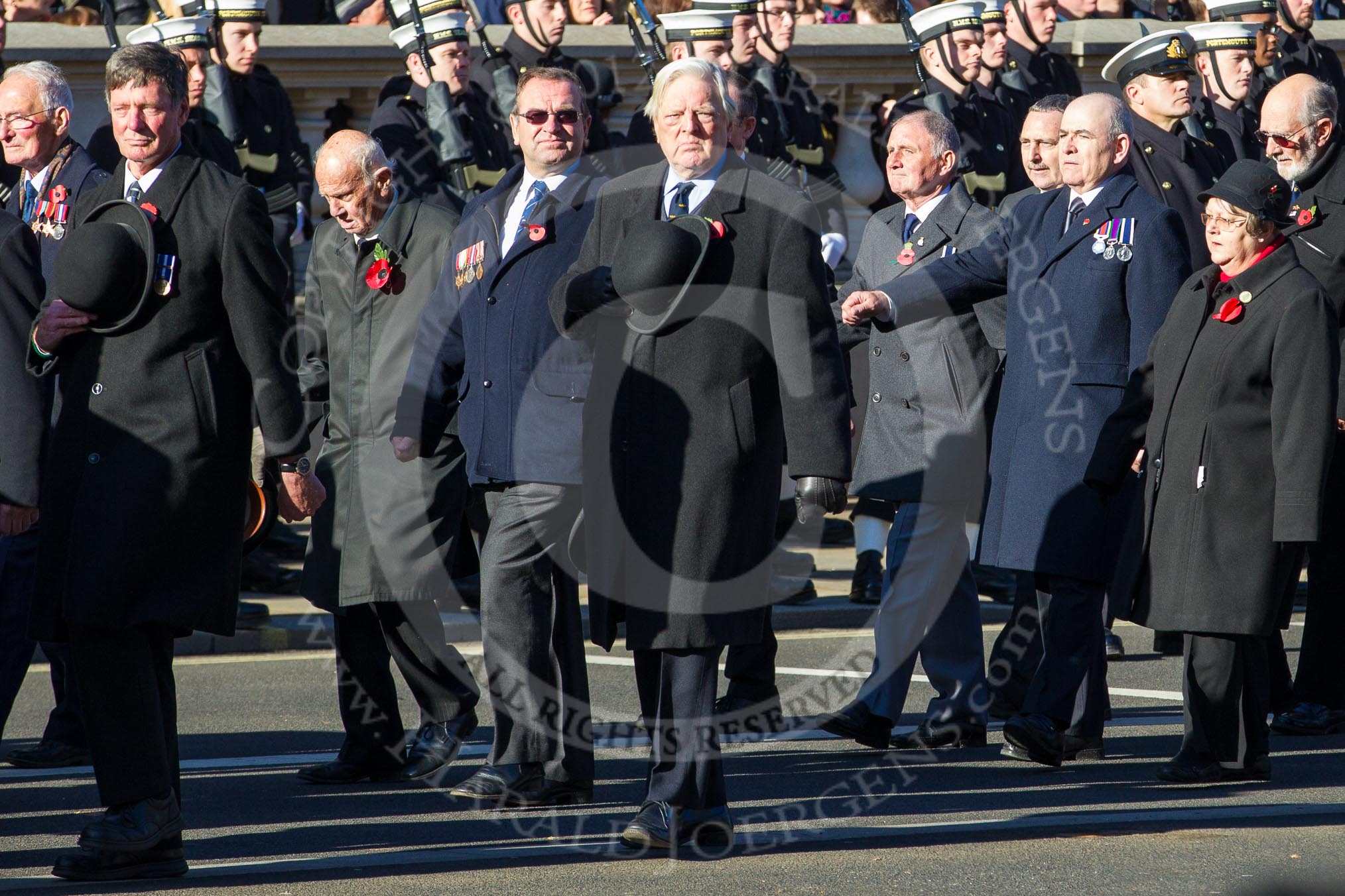 Remembrance Sunday 2012 Cenotaph March Past: Group E13 - Fleet Air Arm Officers Association..
Whitehall, Cenotaph,
London SW1,

United Kingdom,
on 11 November 2012 at 11:40, image #112