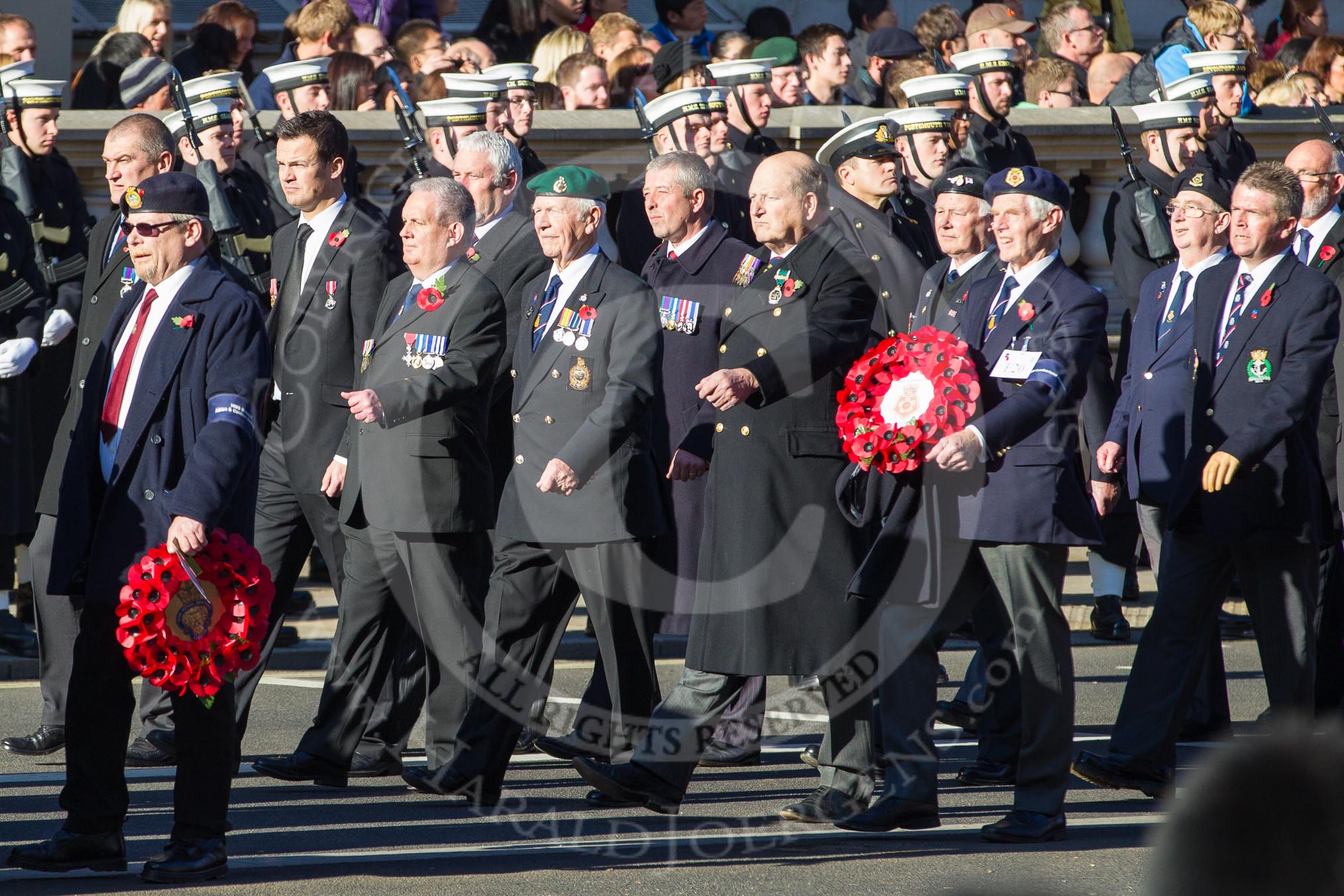 Remembrance Sunday 2012 Cenotaph March Past: Group E20 - HMS Cumberland Association..
Whitehall, Cenotaph,
London SW1,

United Kingdom,
on 11 November 2012 at 11:40, image #136
