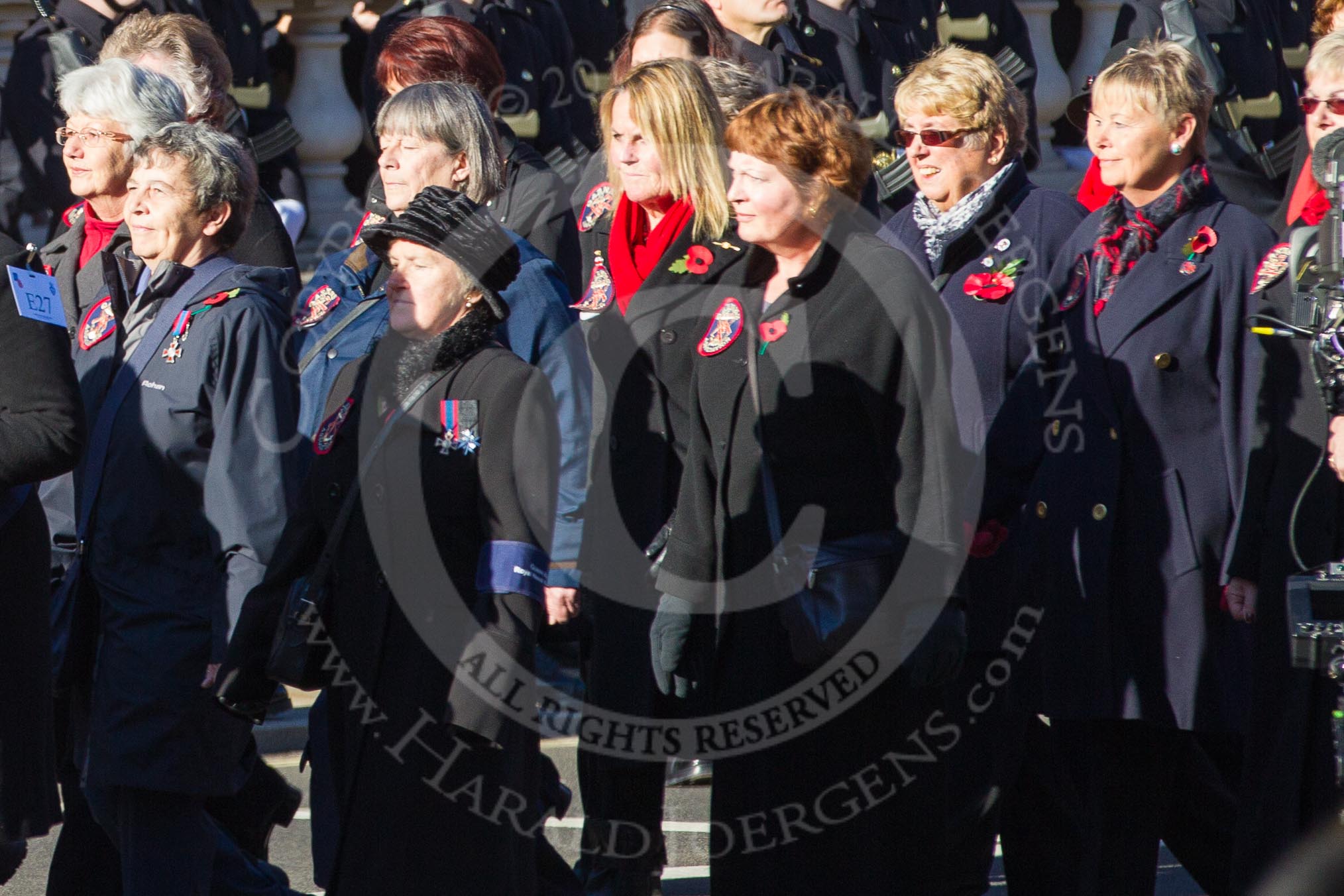 Remembrance Sunday 2012 Cenotaph March Past: Group E27 - Queen Alexandra's Royal Naval Nursing Service..
Whitehall, Cenotaph,
London SW1,

United Kingdom,
on 11 November 2012 at 11:41, image #195