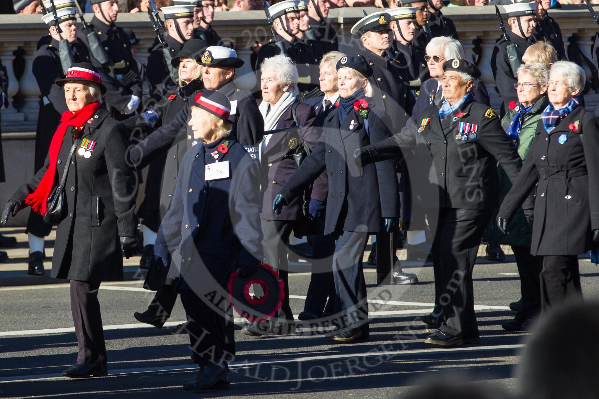 Remembrance Sunday 2012 Cenotaph March Past: Group E28 - VAD RN Association..
Whitehall, Cenotaph,
London SW1,

United Kingdom,
on 11 November 2012 at 11:41, image #200