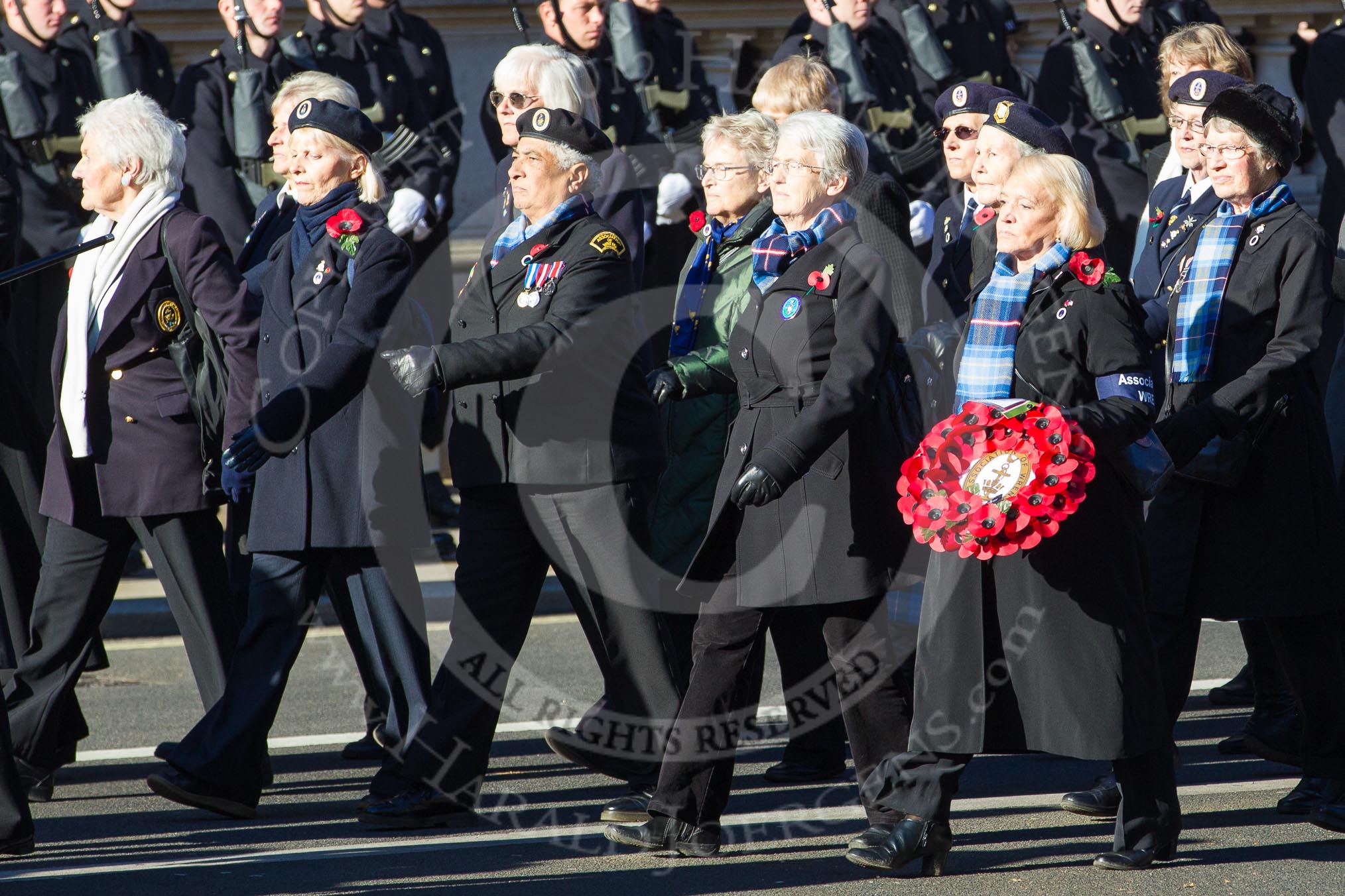 Remembrance Sunday 2012 Cenotaph March Past: Group E29 - Association of WRENS..
Whitehall, Cenotaph,
London SW1,

United Kingdom,
on 11 November 2012 at 11:41, image #206