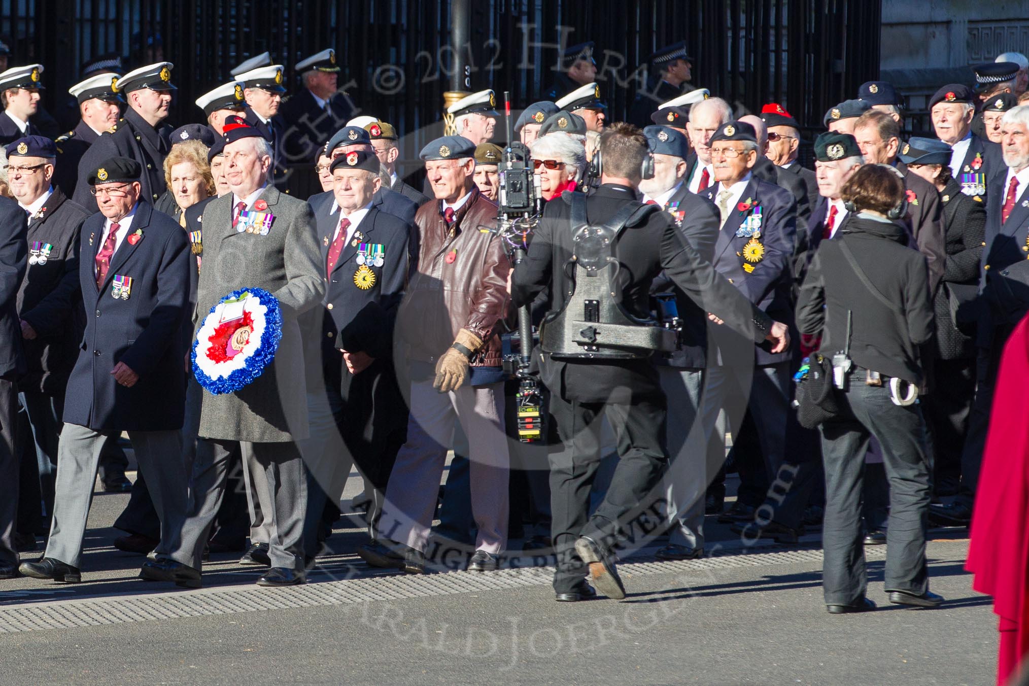 Remembrance Sunday 2012 Cenotaph March Past: Group F2 - Aden Veterans Association..
Whitehall, Cenotaph,
London SW1,

United Kingdom,
on 11 November 2012 at 11:44, image #386