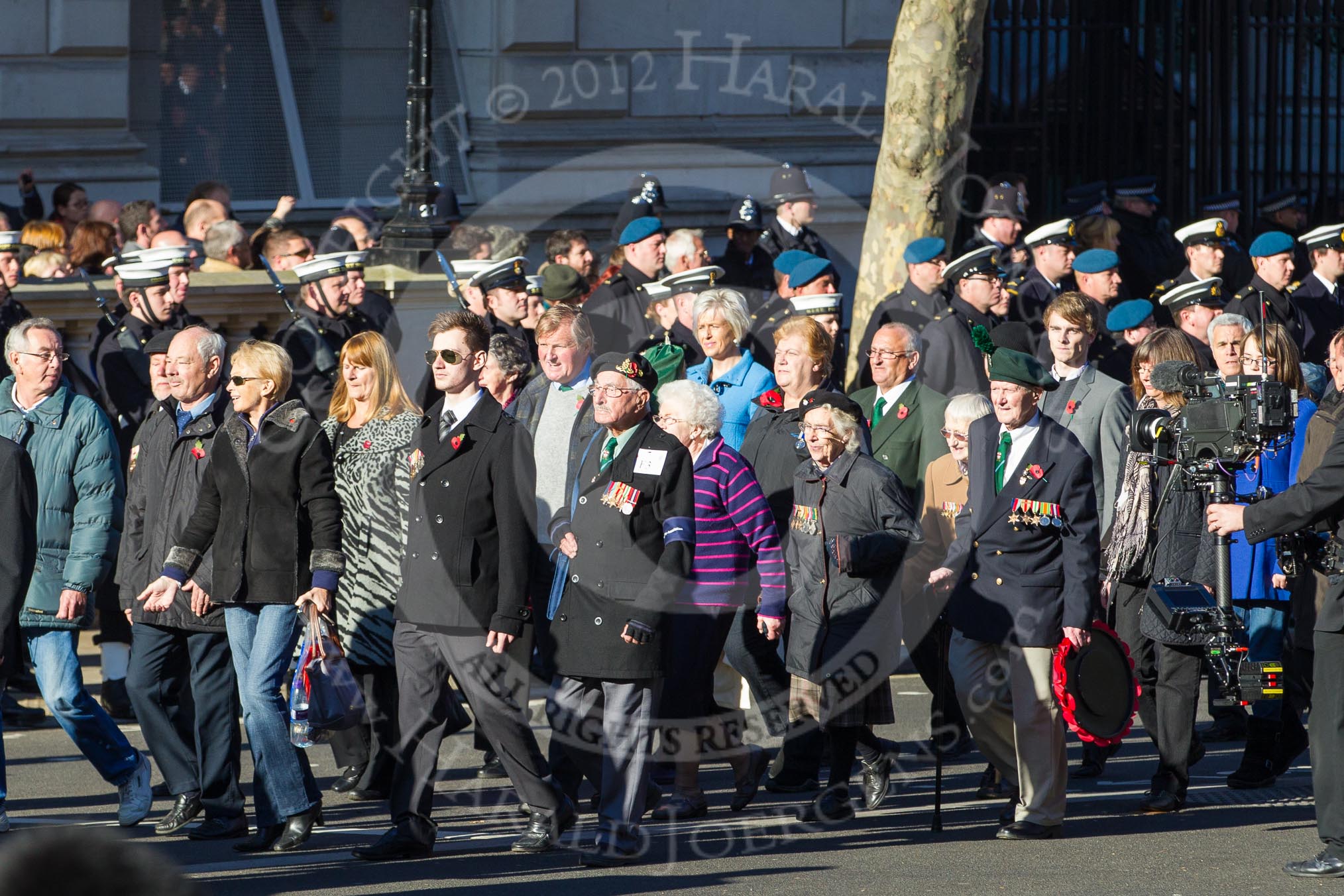 Remembrance Sunday 2012 Cenotaph March Past: Group F3 - 1st Army Association..
Whitehall, Cenotaph,
London SW1,

United Kingdom,
on 11 November 2012 at 11:45, image #400