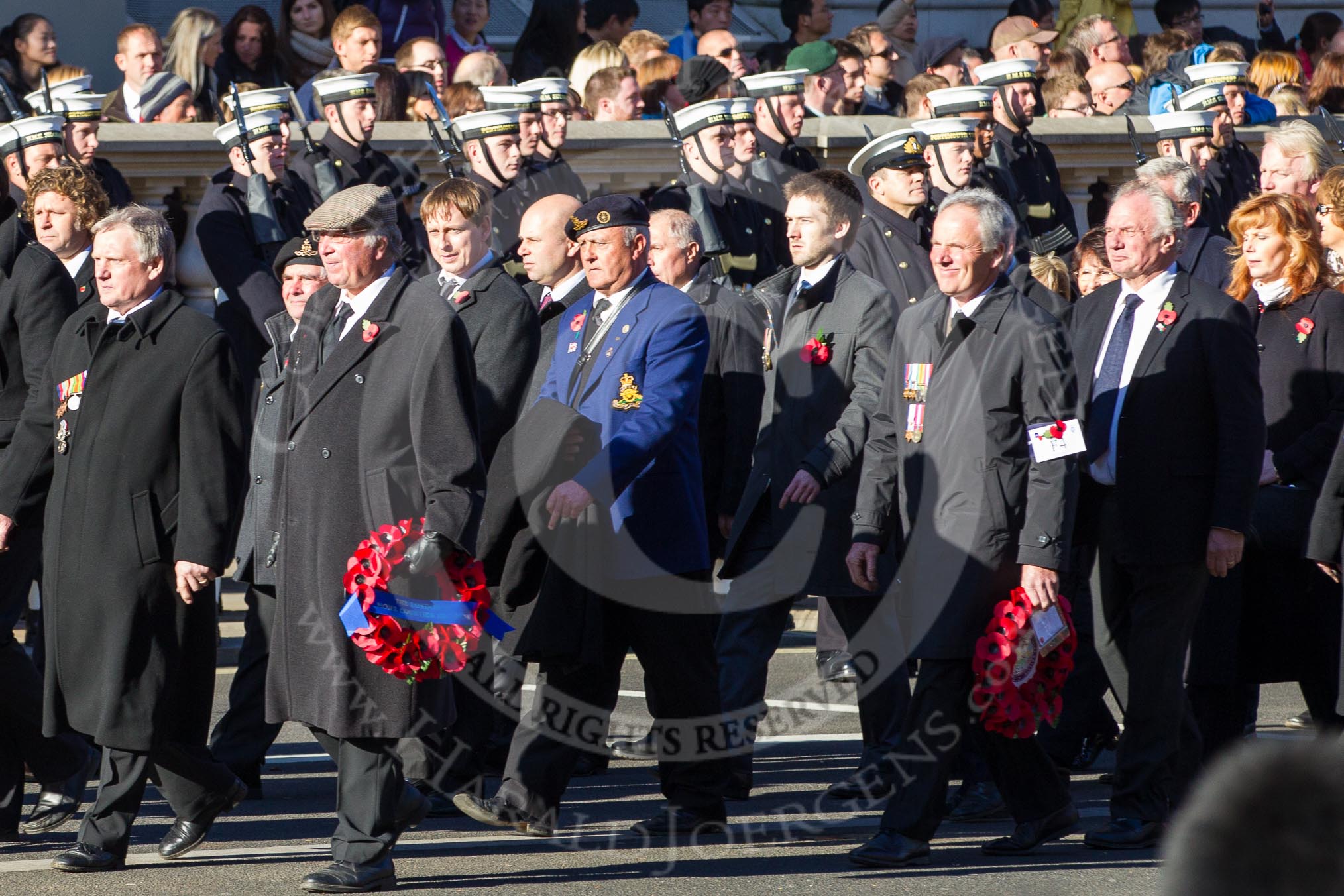 Remembrance Sunday 2012 Cenotaph March Past: Group F4 - Showmens' Guild of Great Britain..
Whitehall, Cenotaph,
London SW1,

United Kingdom,
on 11 November 2012 at 11:45, image #411