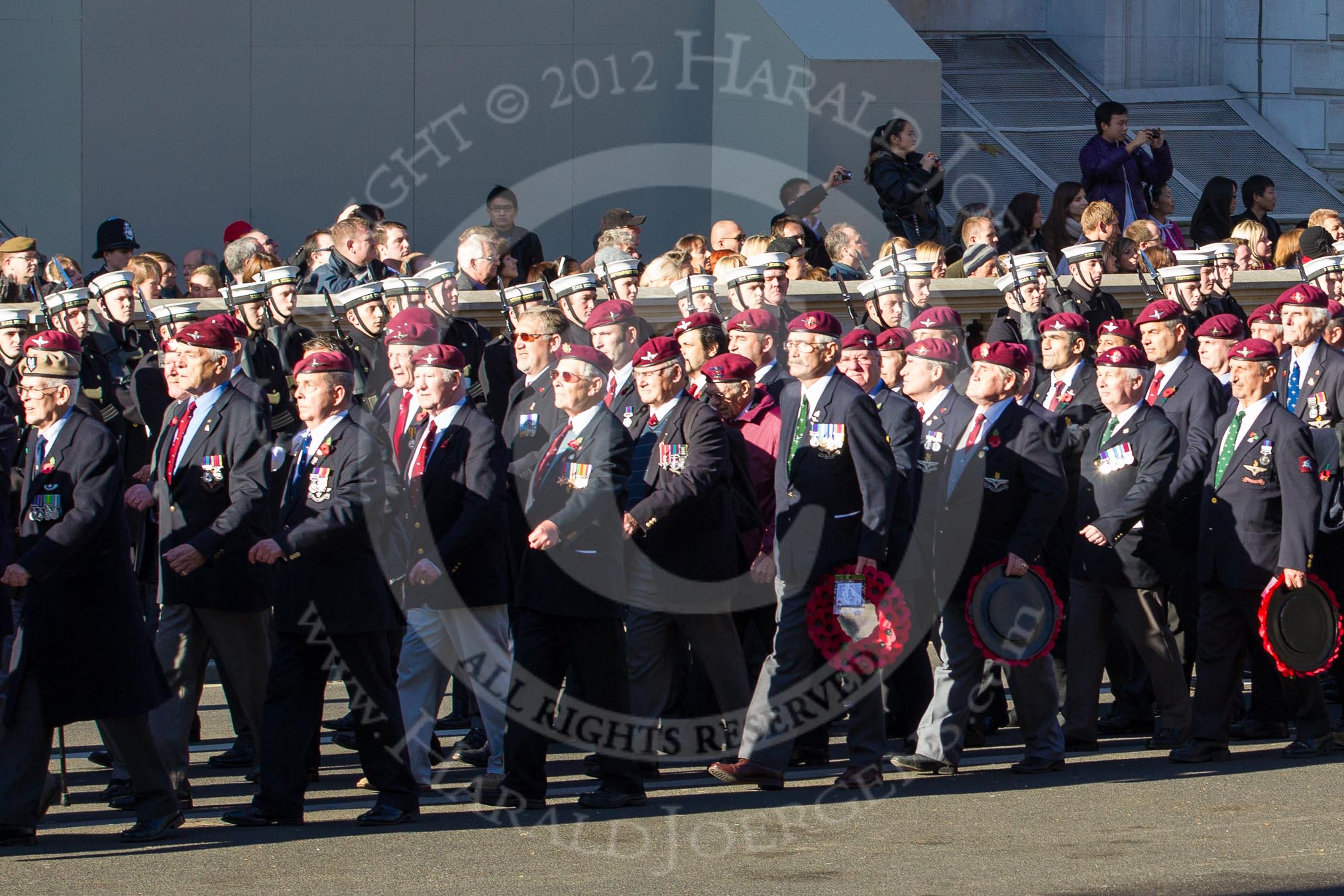 Remembrance Sunday 2012 Cenotaph March Past: Group A20 - Parachute Regimental Association..
Whitehall, Cenotaph,
London SW1,

United Kingdom,
on 11 November 2012 at 11:51, image #690