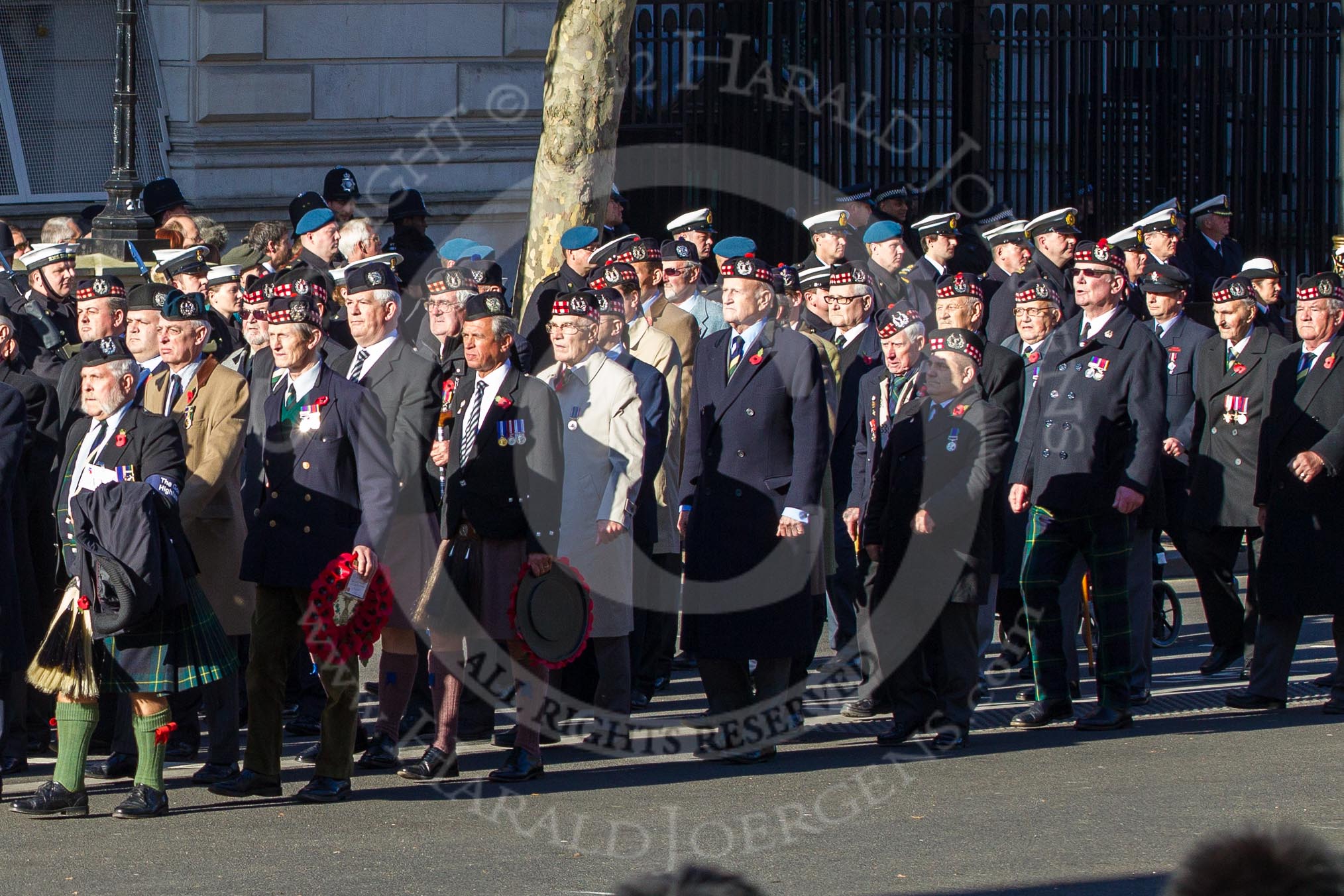 Remembrance Sunday 2012 Cenotaph March Past: Group A24 - Gordon Highlanders Association..
Whitehall, Cenotaph,
London SW1,

United Kingdom,
on 11 November 2012 at 11:52, image #727