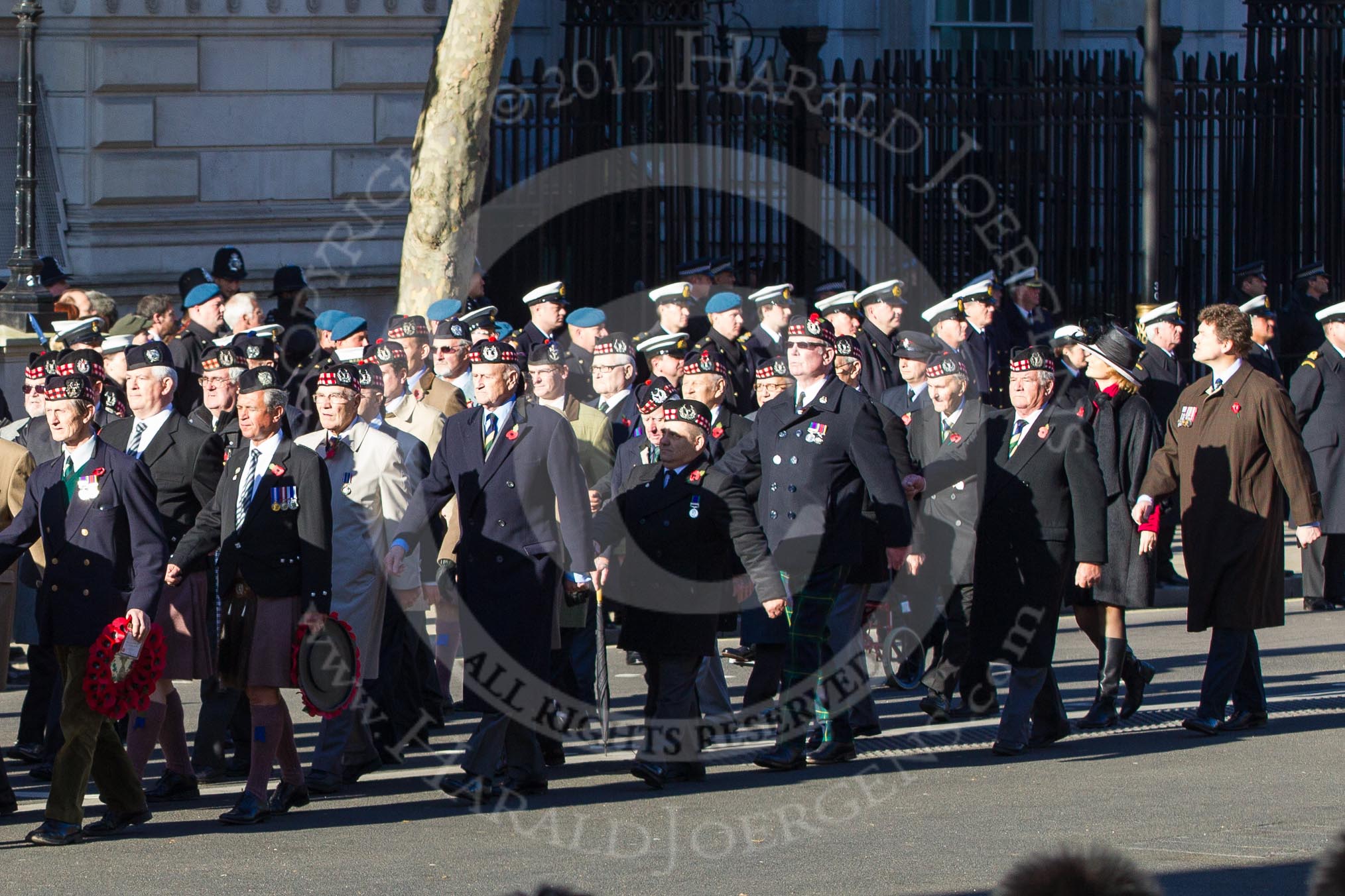 Remembrance Sunday 2012 Cenotaph March Past: Group A24 - Gordon Highlanders Association..
Whitehall, Cenotaph,
London SW1,

United Kingdom,
on 11 November 2012 at 11:52, image #729