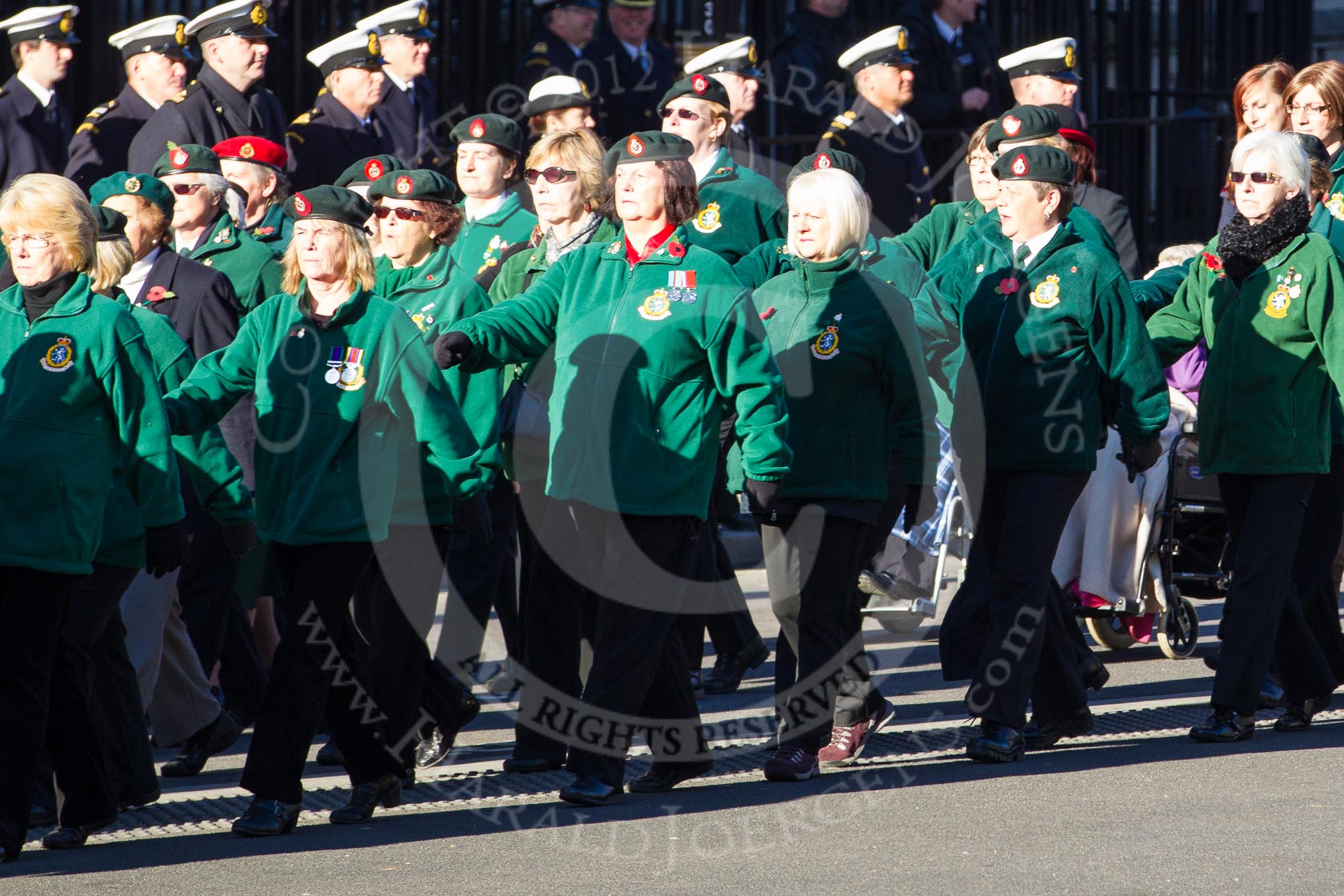 Remembrance Sunday 2012 Cenotaph March Past: Group B21 - Women's Royal Army Corps Association..
Whitehall, Cenotaph,
London SW1,

United Kingdom,
on 11 November 2012 at 11:57, image #951