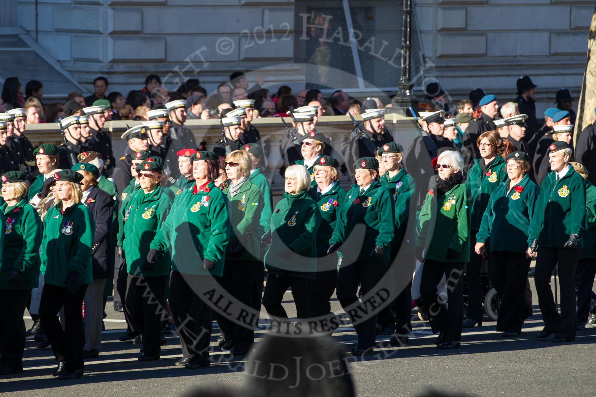 Remembrance Sunday 2012 Cenotaph March Past: Group B21 - Women's Royal Army Corps Association..
Whitehall, Cenotaph,
London SW1,

United Kingdom,
on 11 November 2012 at 11:58, image #955