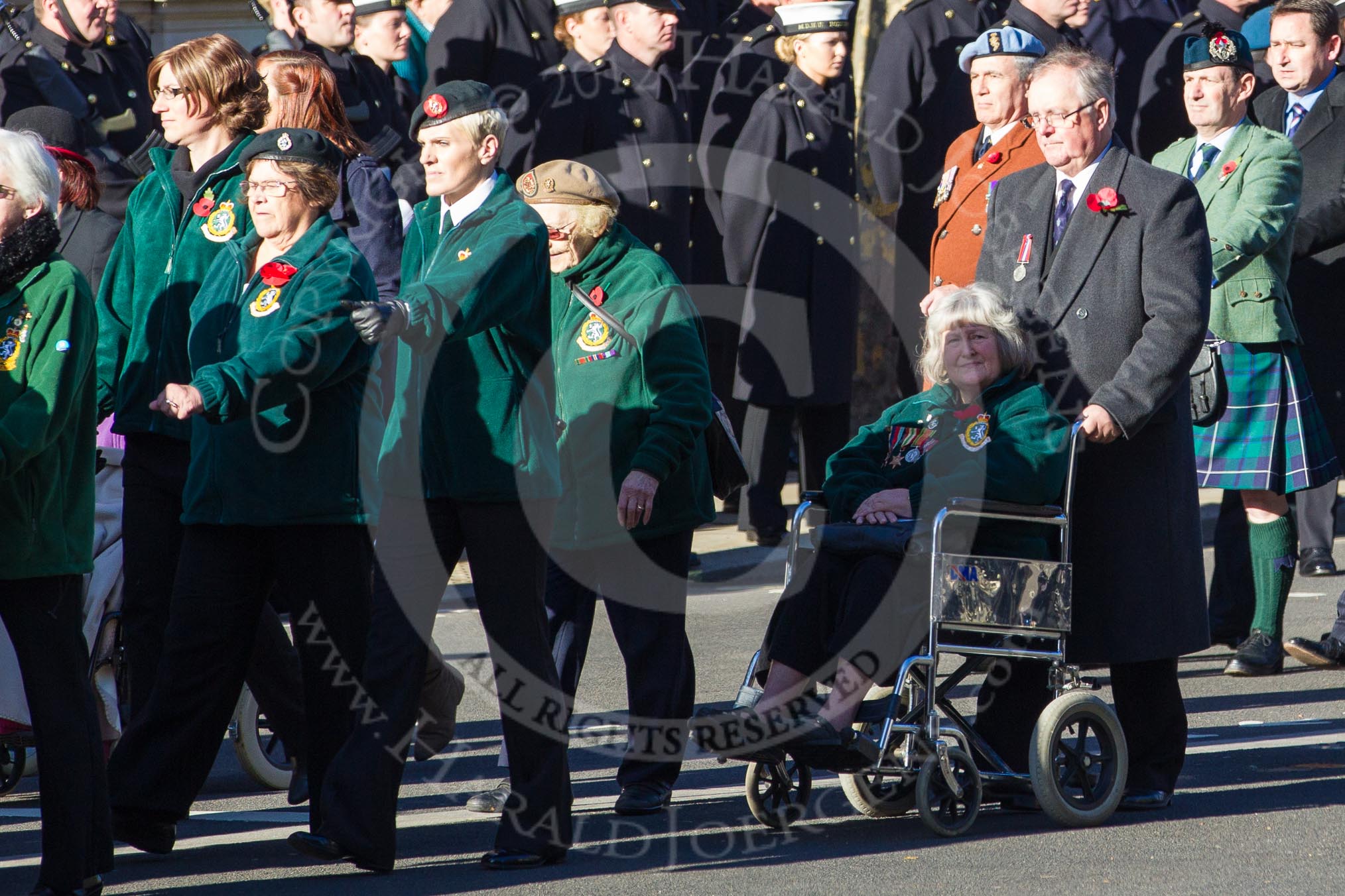 Remembrance Sunday 2012 Cenotaph March Past: Group B21 - Women's Royal Army Corps Association..
Whitehall, Cenotaph,
London SW1,

United Kingdom,
on 11 November 2012 at 11:58, image #956