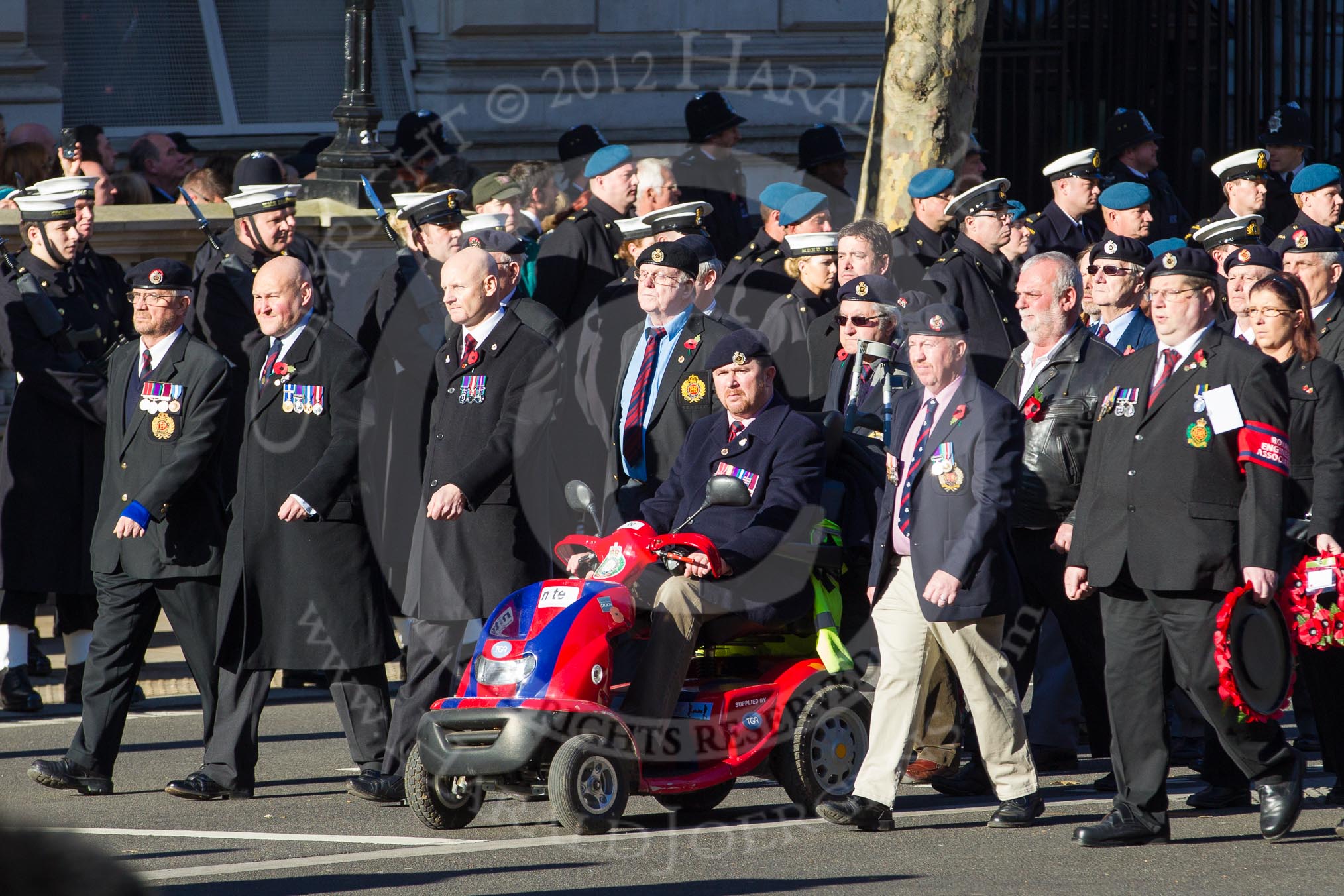 Remembrance Sunday 2012 Cenotaph March Past: Group B26 - Royal Engineers Association..
Whitehall, Cenotaph,
London SW1,

United Kingdom,
on 11 November 2012 at 11:58, image #973