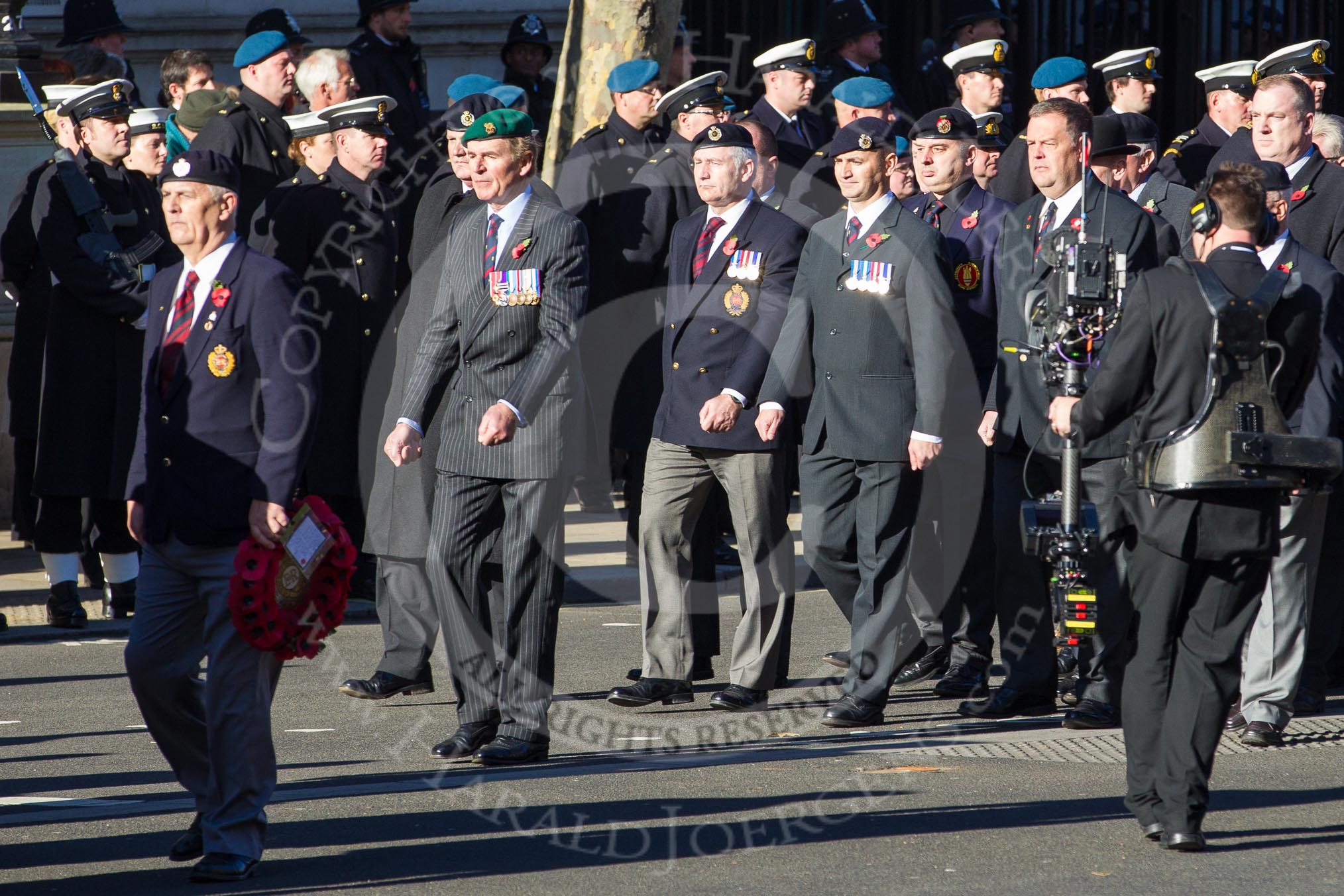 Remembrance Sunday 2012 Cenotaph March Past: Group B27 - Royal Engineers Bomb Disposal Association..
Whitehall, Cenotaph,
London SW1,

United Kingdom,
on 11 November 2012 at 11:59, image #983