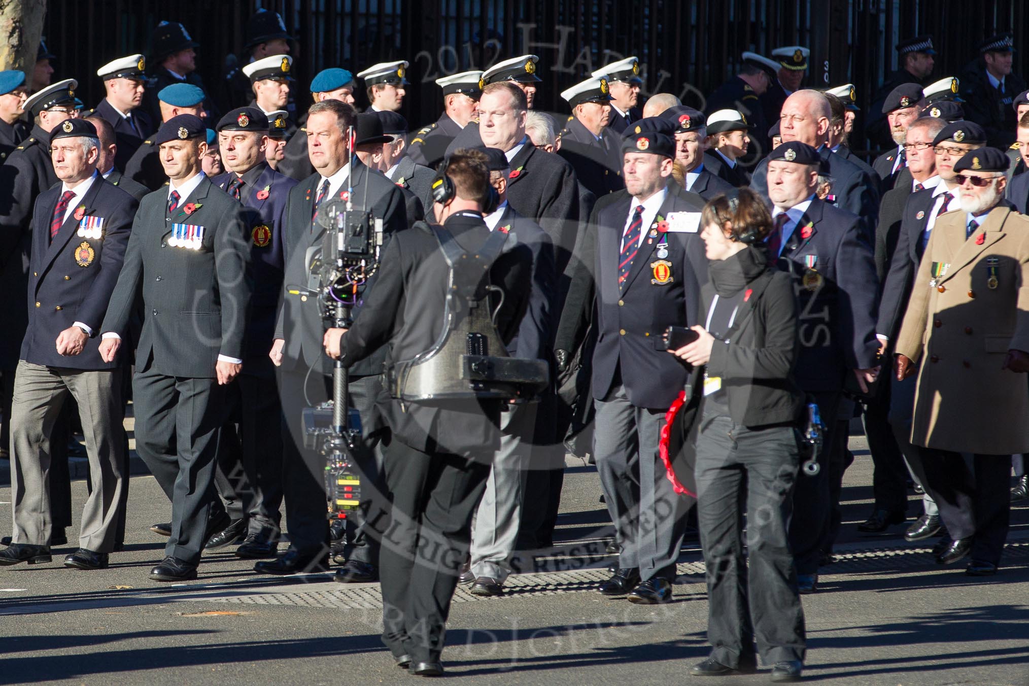 Remembrance Sunday 2012 Cenotaph March Past: Group B27 - Royal Engineers Bomb Disposal Association..
Whitehall, Cenotaph,
London SW1,

United Kingdom,
on 11 November 2012 at 11:59, image #984