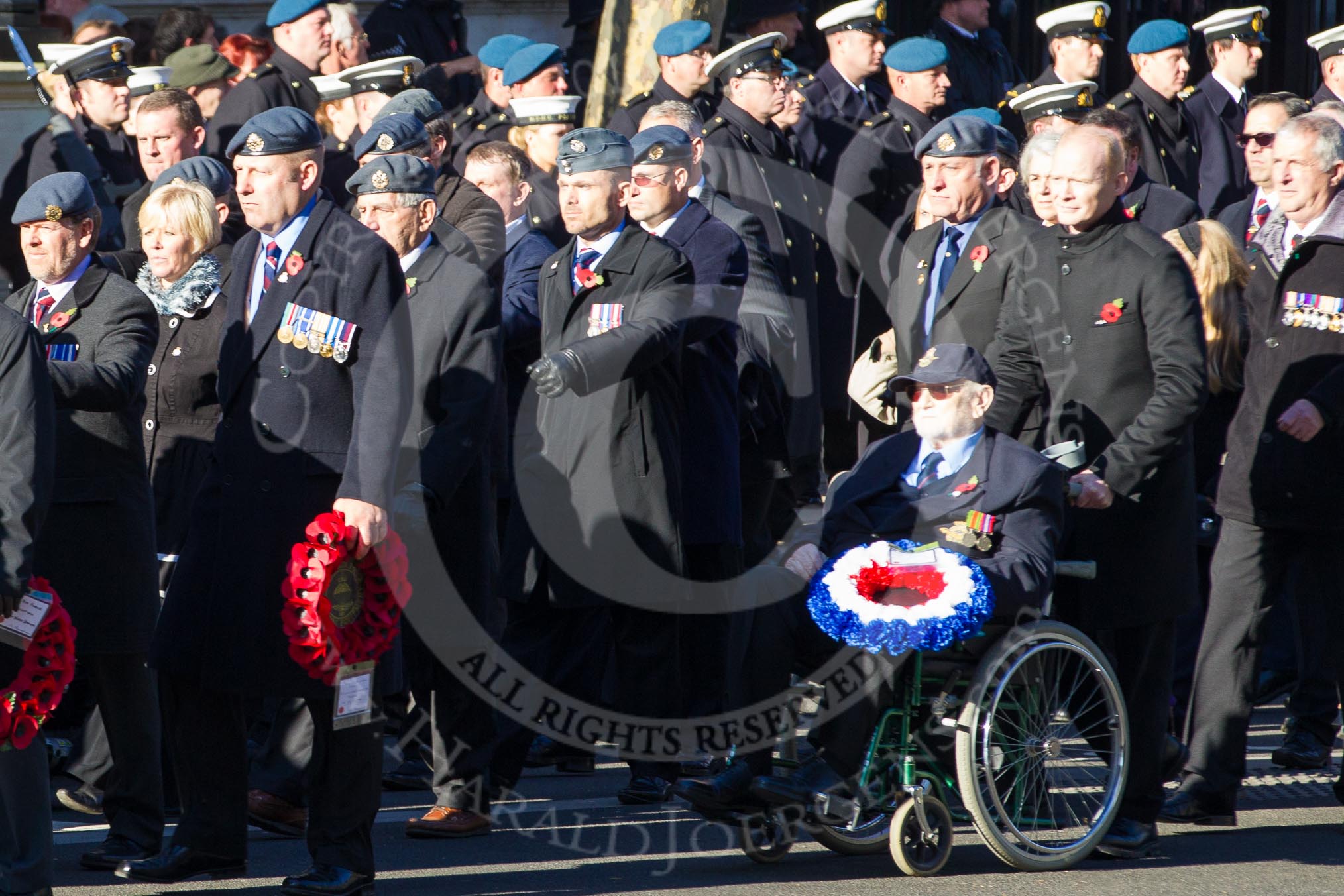 Remembrance Sunday 2012 Cenotaph March Past: Group C3 - Royal Air Forces Association..
Whitehall, Cenotaph,
London SW1,

United Kingdom,
on 11 November 2012 at 12:01, image #1077