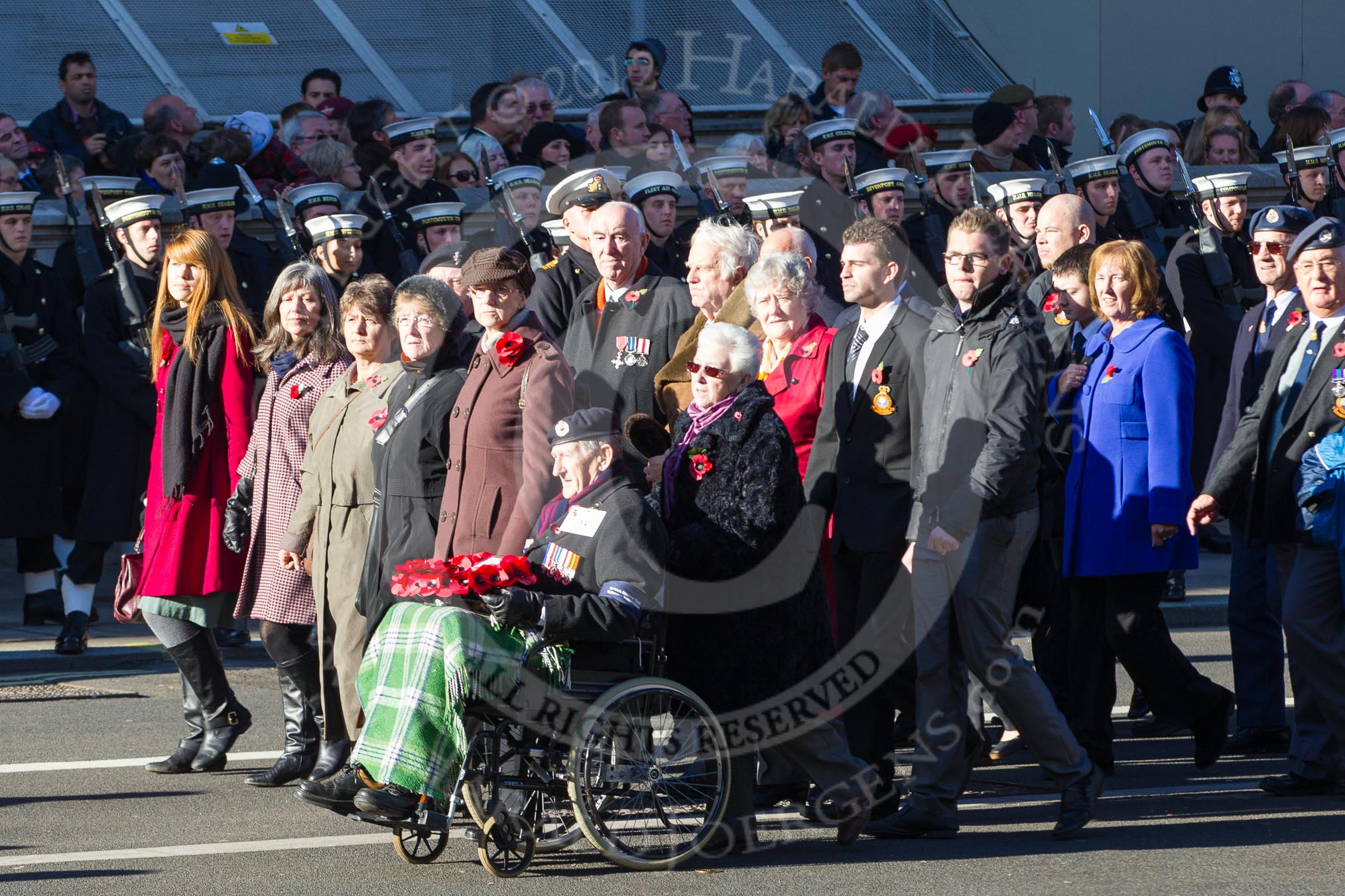 Remembrance Sunday 2012 Cenotaph March Past: Group D5 - British Nuclear Test Veterans Association..
Whitehall, Cenotaph,
London SW1,

United Kingdom,
on 11 November 2012 at 12:05, image #1252