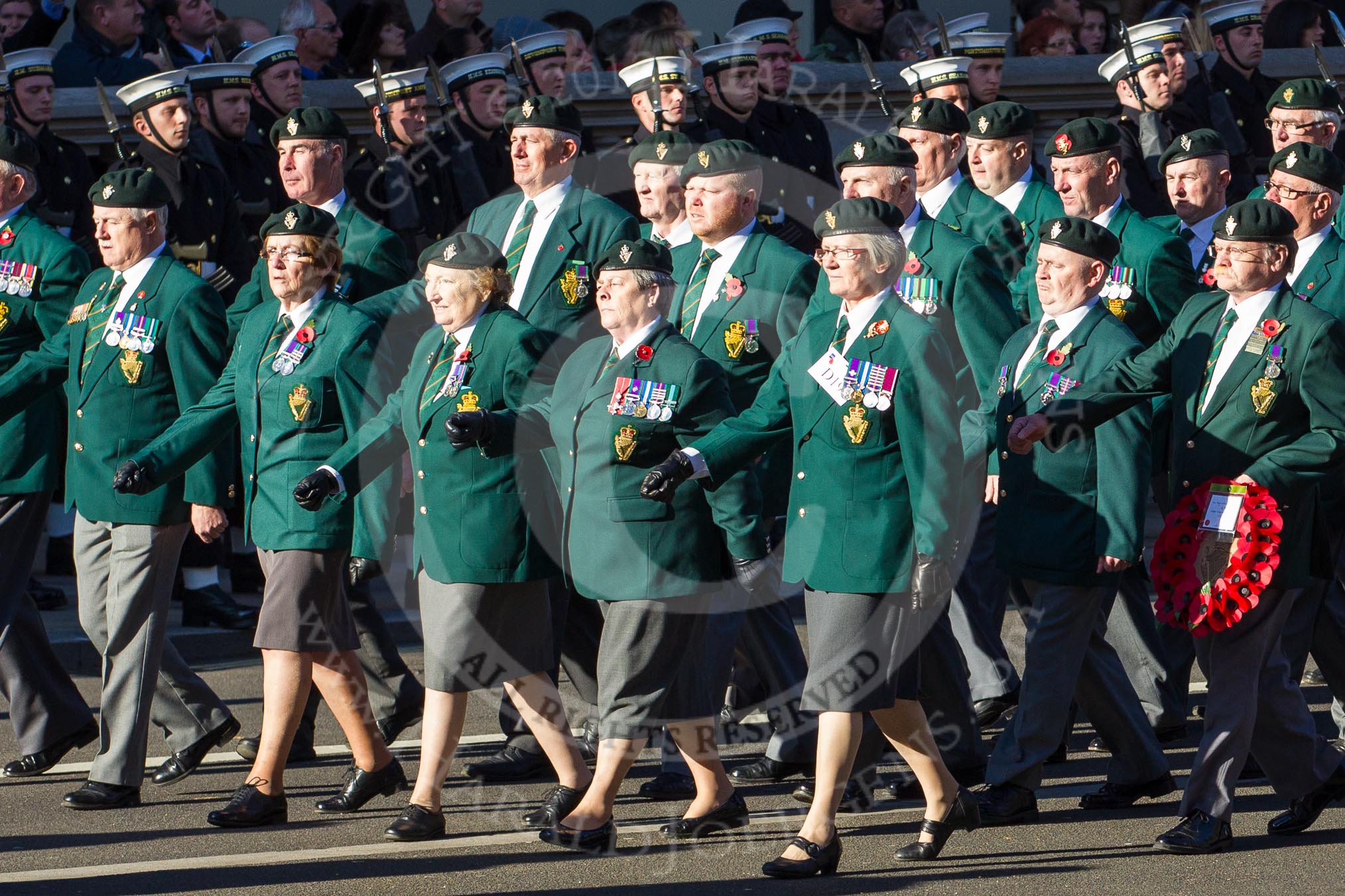 Remembrance Sunday 2012 Cenotaph March Past: Group 19 - Ulster Defence Regiment..
Whitehall, Cenotaph,
London SW1,

United Kingdom,
on 11 November 2012 at 12:08, image #1382