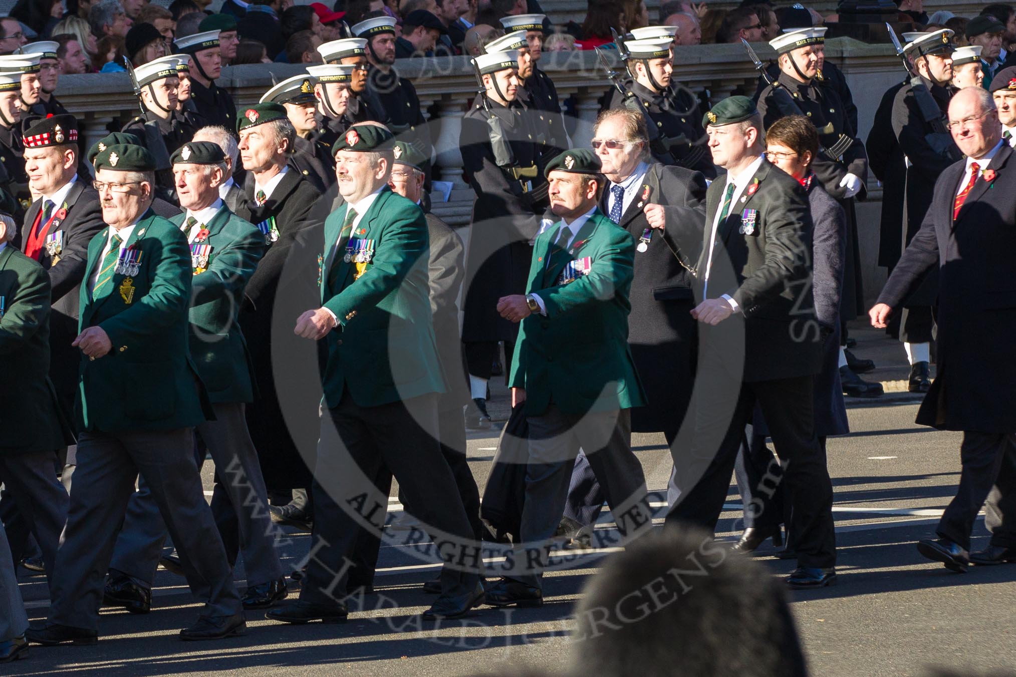 Remembrance Sunday 2012 Cenotaph March Past: Group 19 - Ulster Defence Regiment..
Whitehall, Cenotaph,
London SW1,

United Kingdom,
on 11 November 2012 at 12:08, image #1387