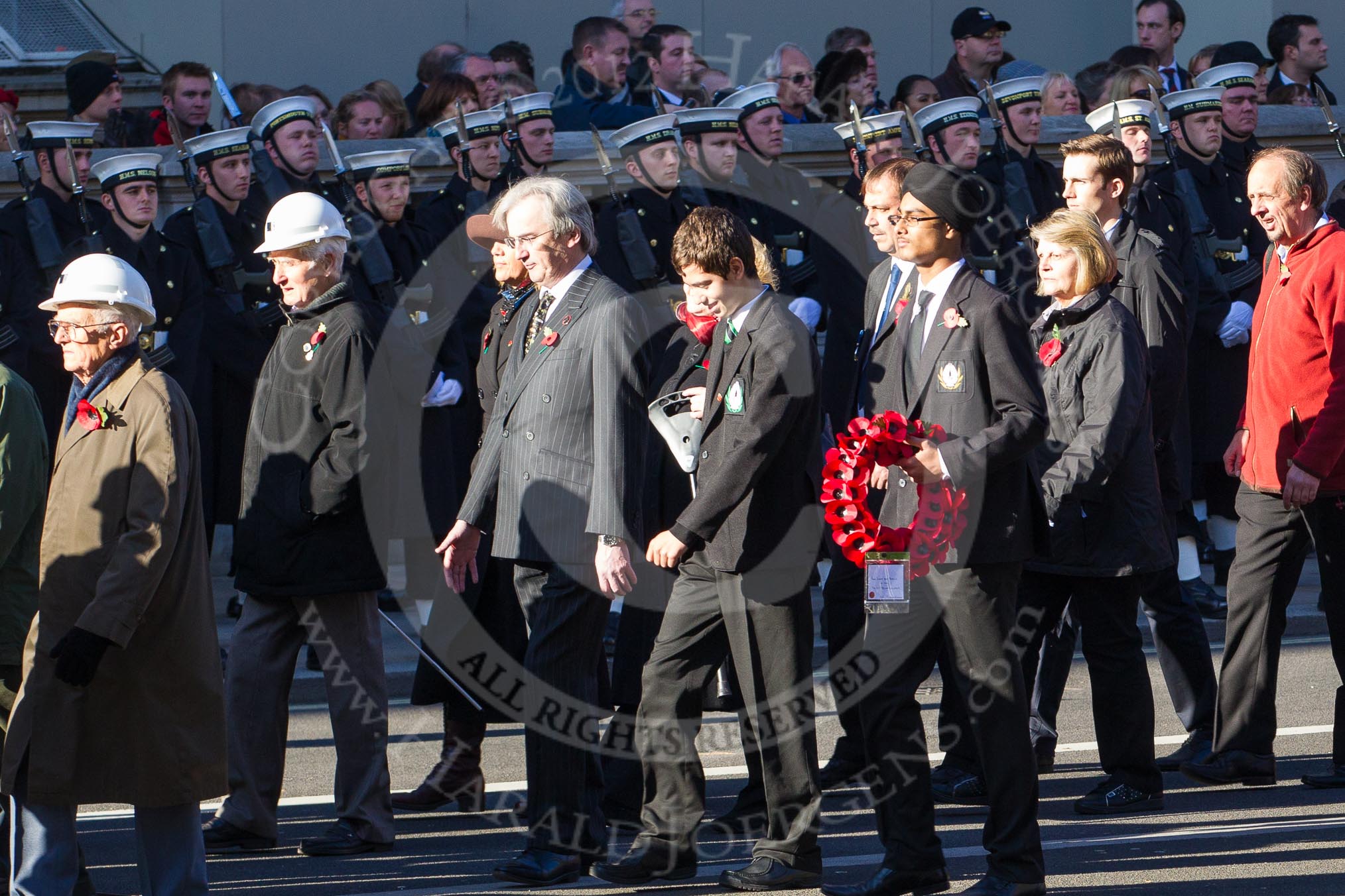 Remembrance Sunday 2012 Cenotaph March Past: Group M2 - Bevin Boys Association..
Whitehall, Cenotaph,
London SW1,

United Kingdom,
on 11 November 2012 at 12:09, image #1431