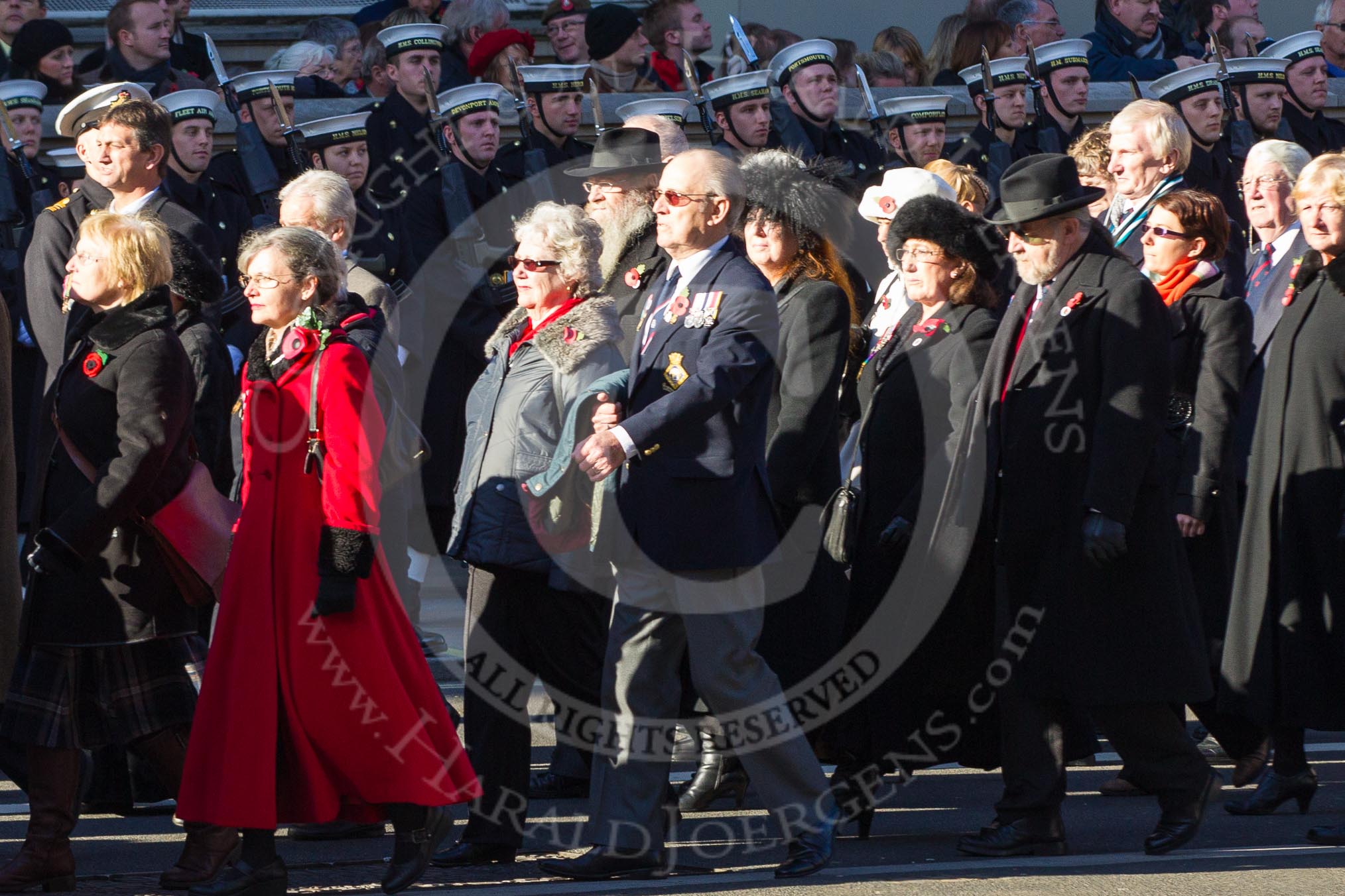 Remembrance Sunday 2012 Cenotaph March Past: Group M5  - Children of the Far East Prisoners of War..
Whitehall, Cenotaph,
London SW1,

United Kingdom,
on 11 November 2012 at 12:09, image #1456