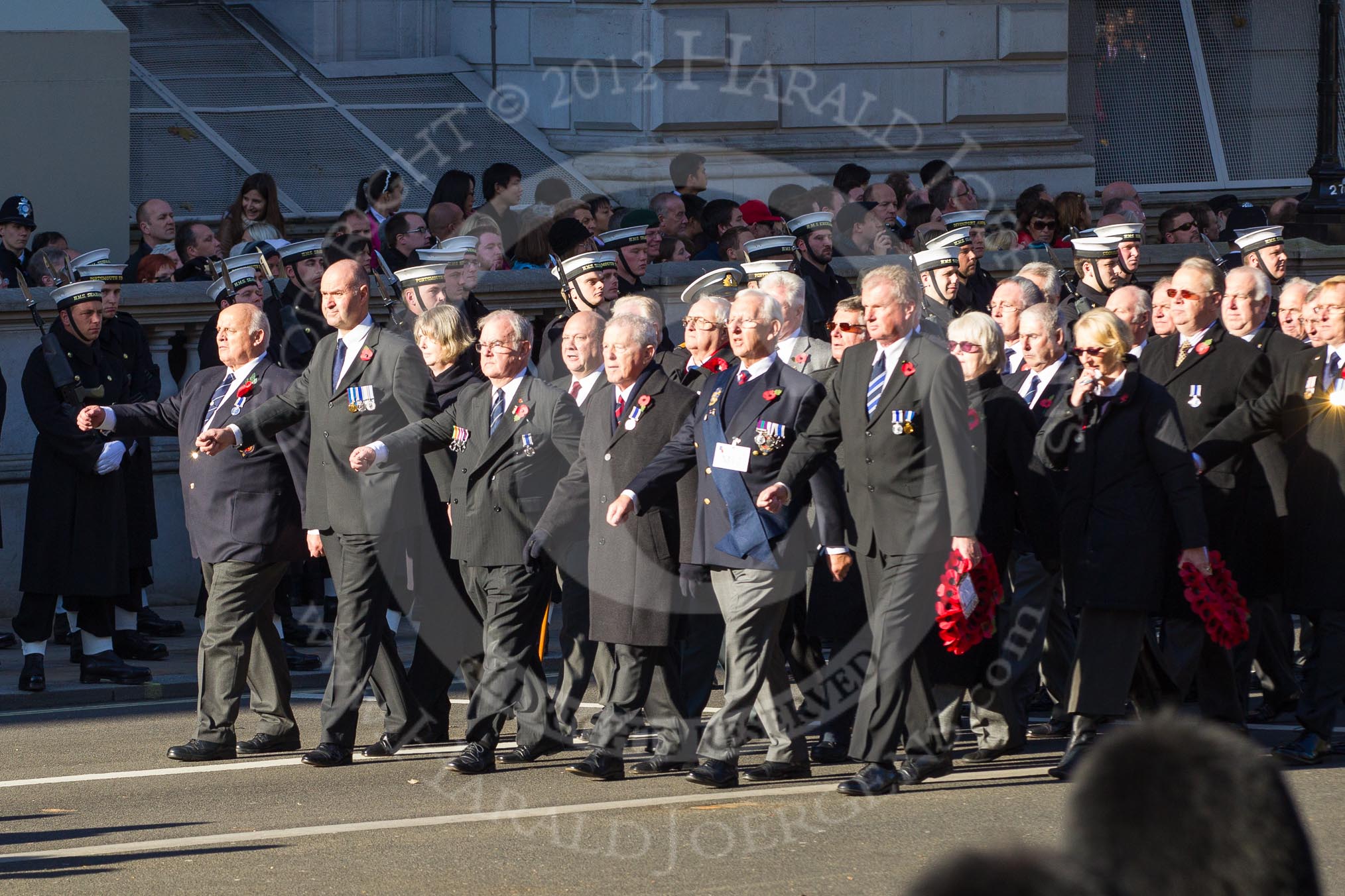 Remembrance Sunday 2012 Cenotaph March Past: Group M12 - National Association of Retired Police Officers..
Whitehall, Cenotaph,
London SW1,

United Kingdom,
on 11 November 2012 at 12:10, image #1498