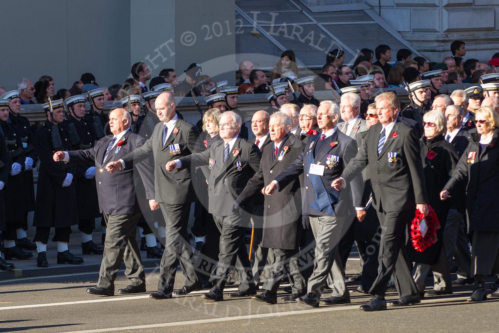 Remembrance Sunday 2012 Cenotaph March Past: Group M12 - National Association of Retired Police Officers..
Whitehall, Cenotaph,
London SW1,

United Kingdom,
on 11 November 2012 at 12:10, image #1499